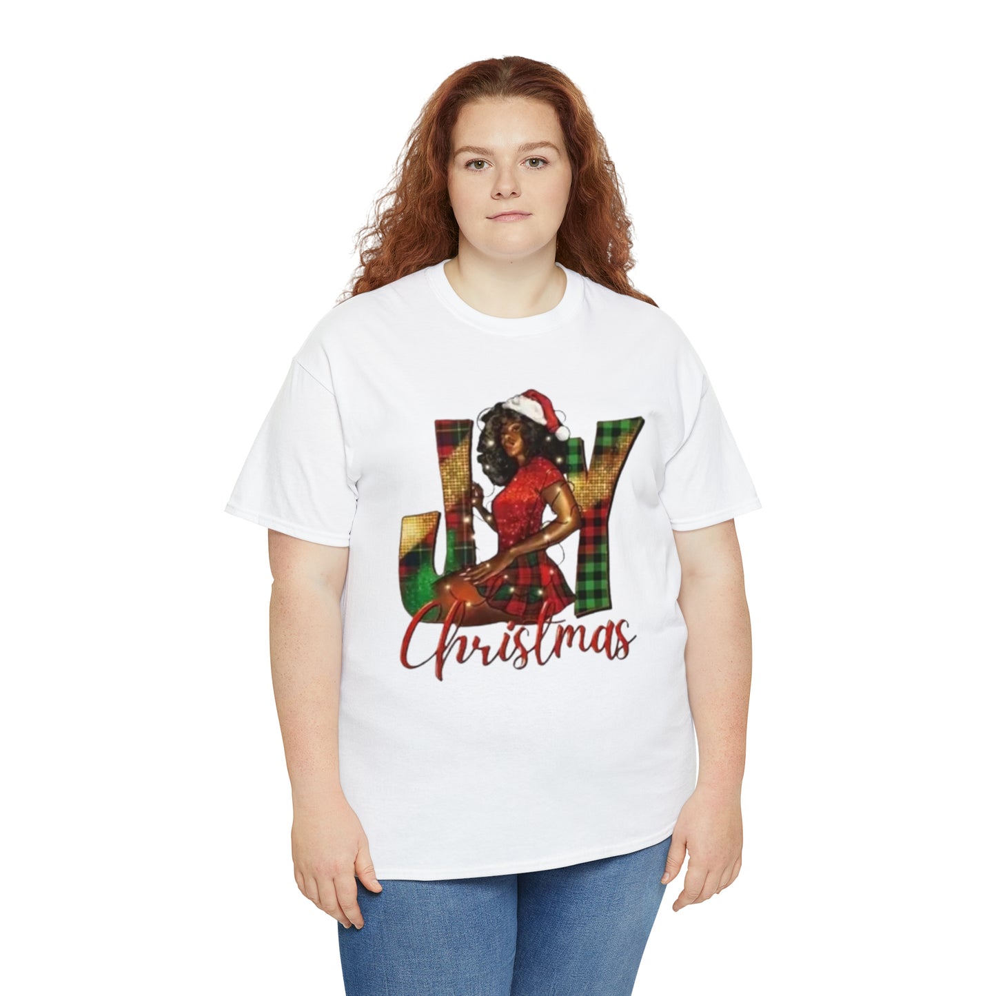 Woman's Heavy Cotton Christmas Tee