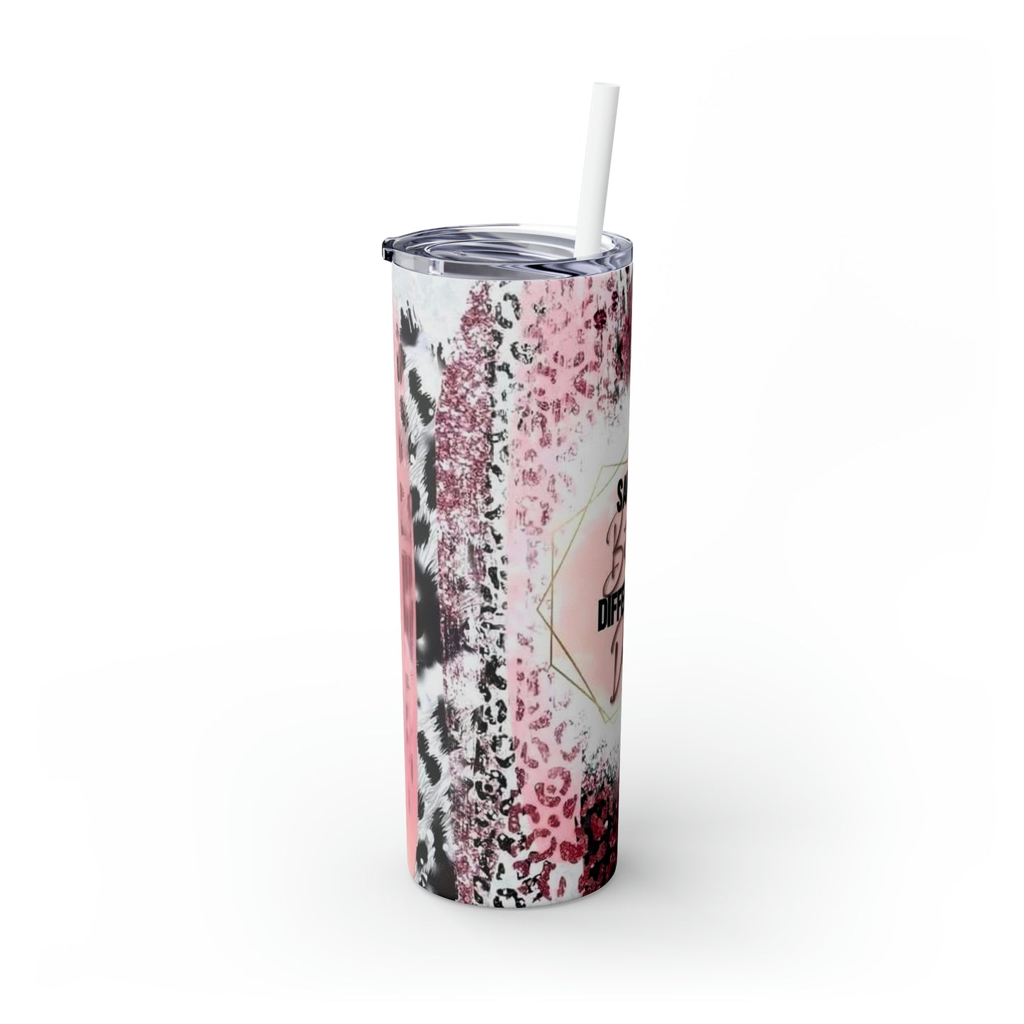 Same bitch different day Skinny Tumbler with Straw, 20oz