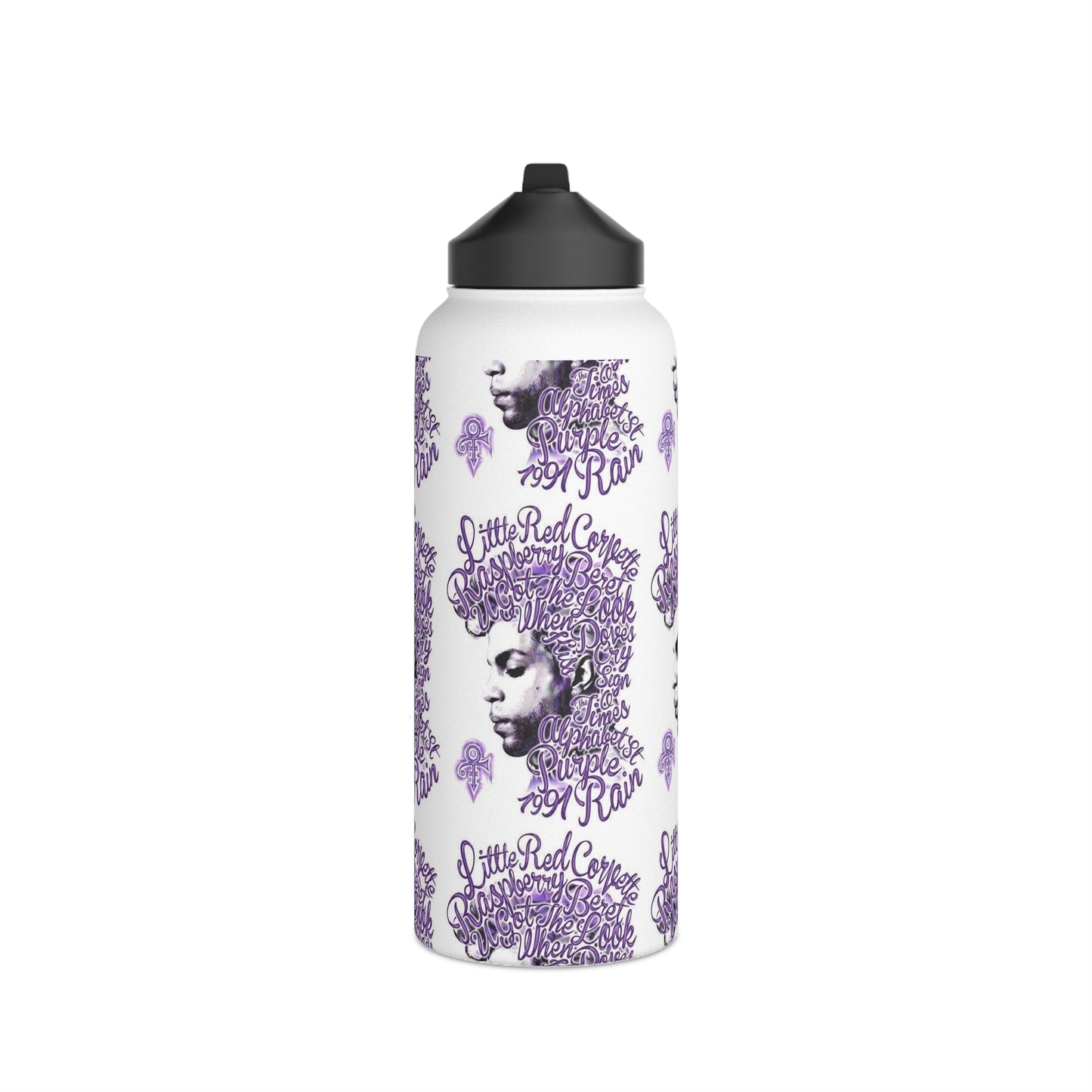 Prince Stainless Steel Water Bottle, Standard Lid