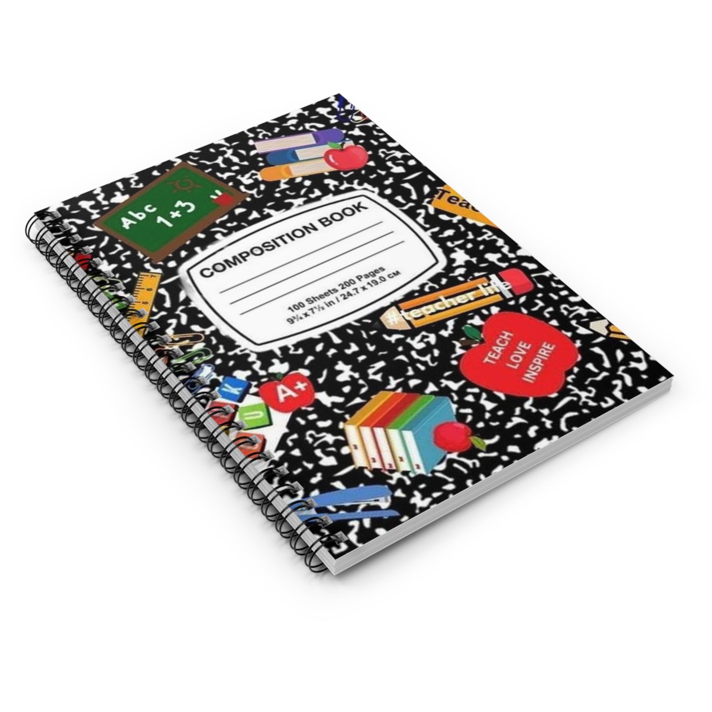 Teacher Spiral Notebook - Ruled Line