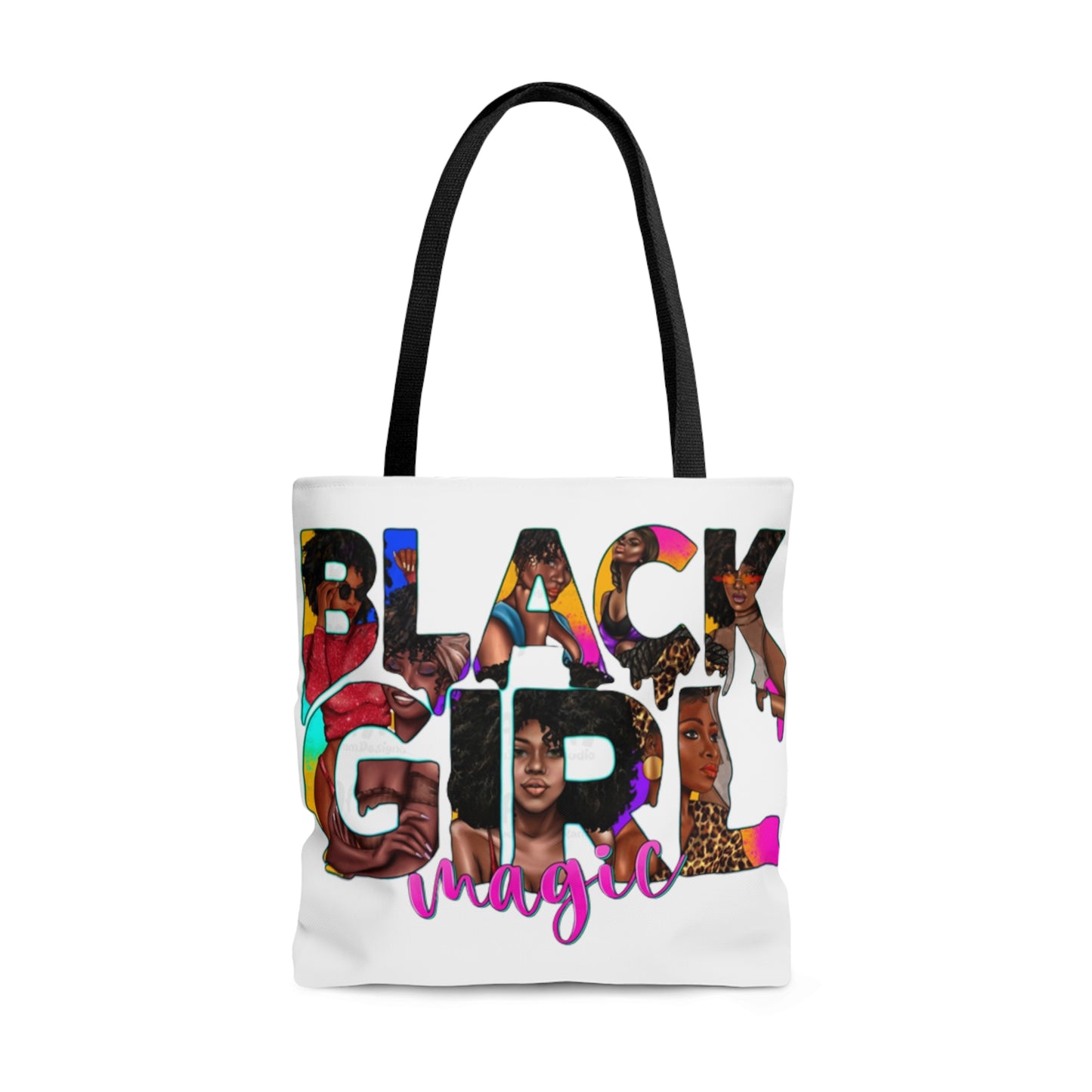 Black girl Tote Bag