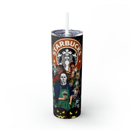 Starbucks Halloween Skinny Tumbler with Straw, 20oz