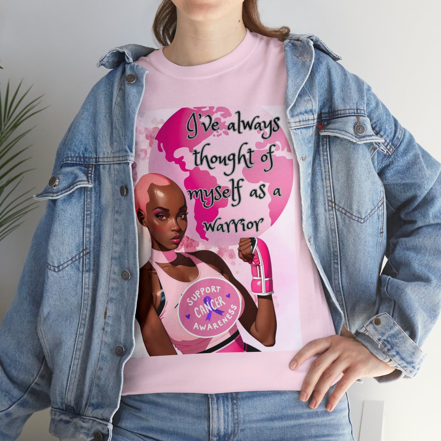 Breast cancer Heavy Cotton Tee