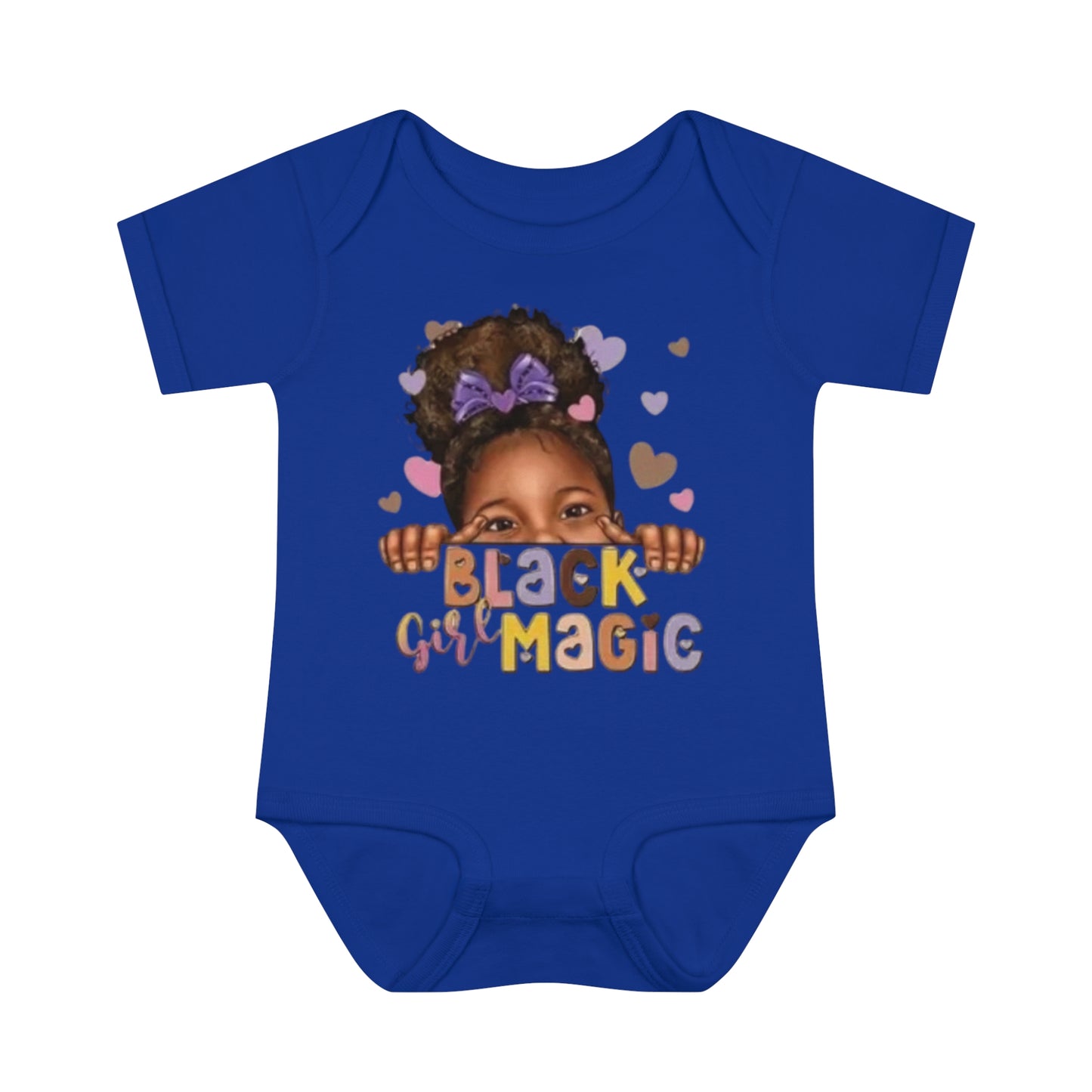 black girl magic Infant Baby Rib Bodysuit