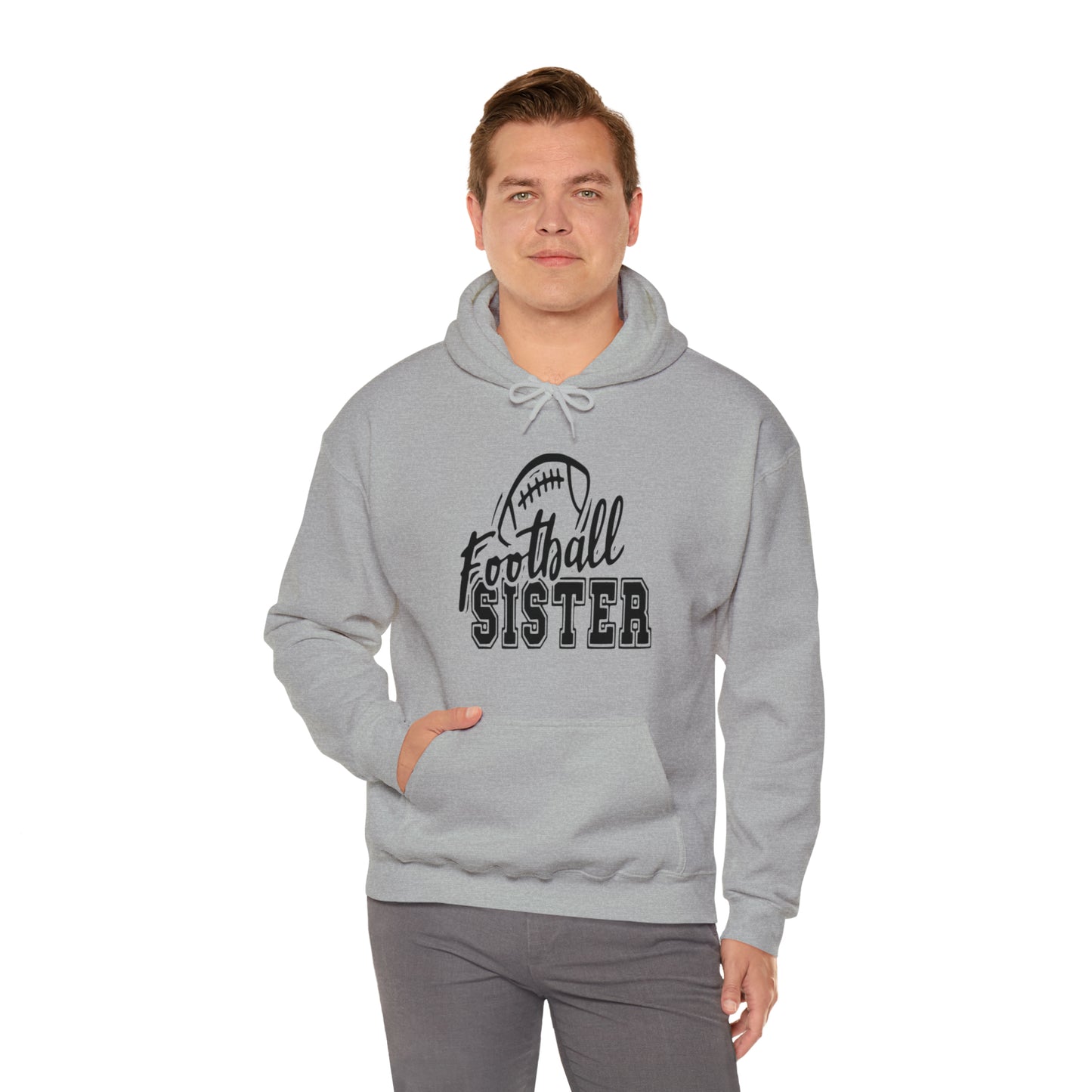 Football sister Hooded Sweatshirt