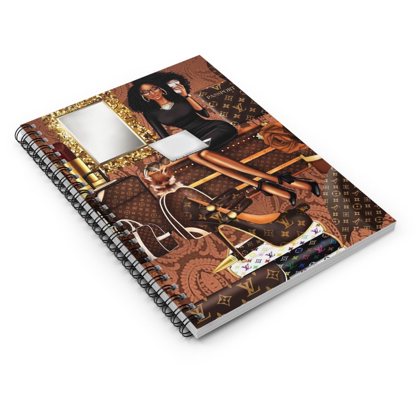 Woman Spiral Notebook - Ruled Line