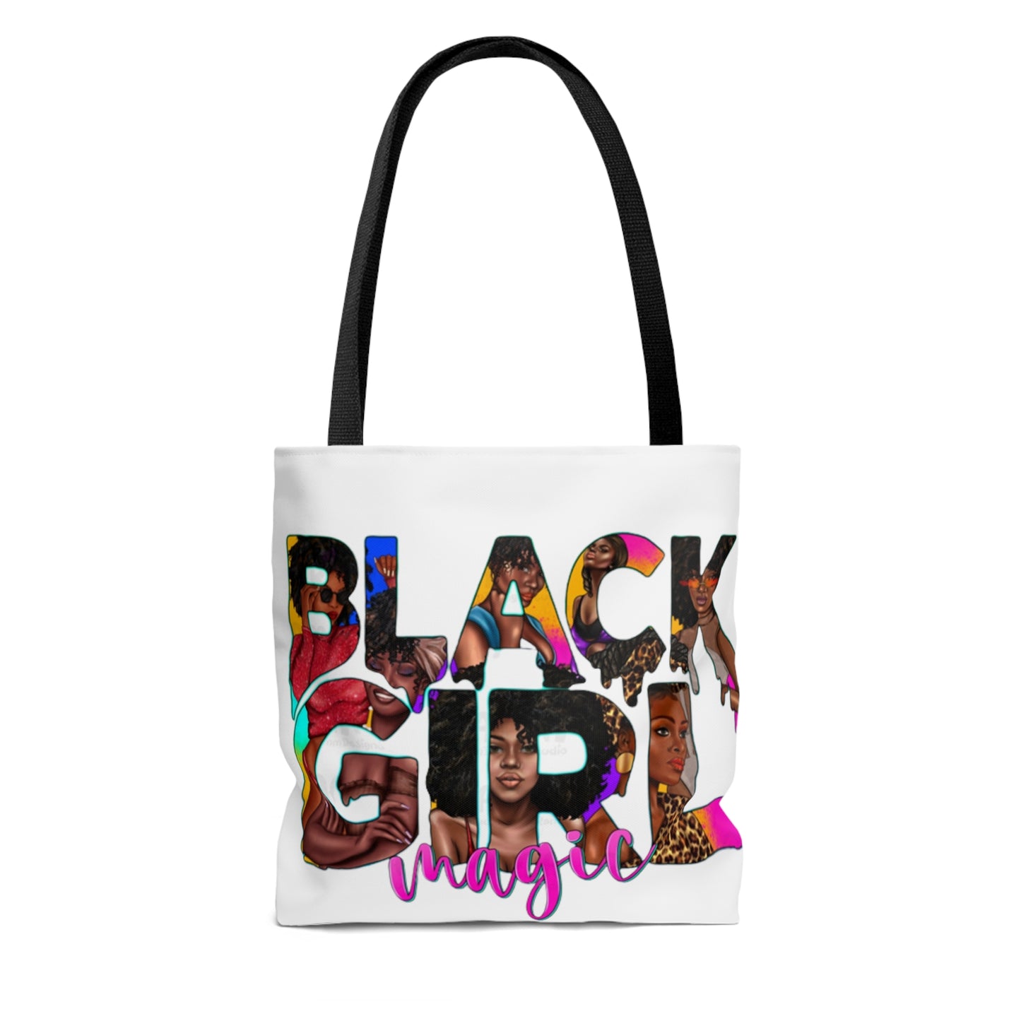 Black girl Tote Bag