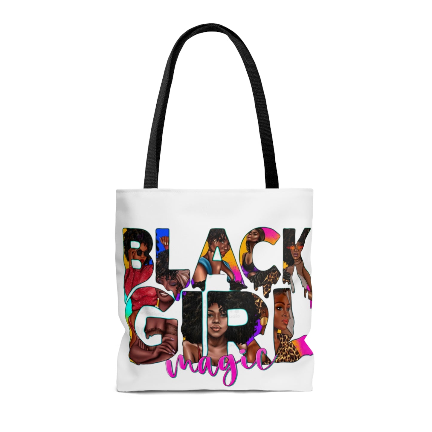 Black girl Tote Bag