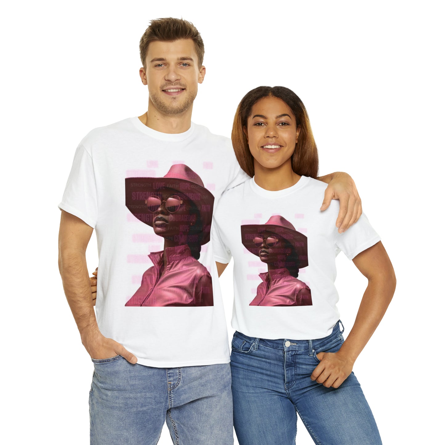 Breast cancer Heavy Cotton Tee