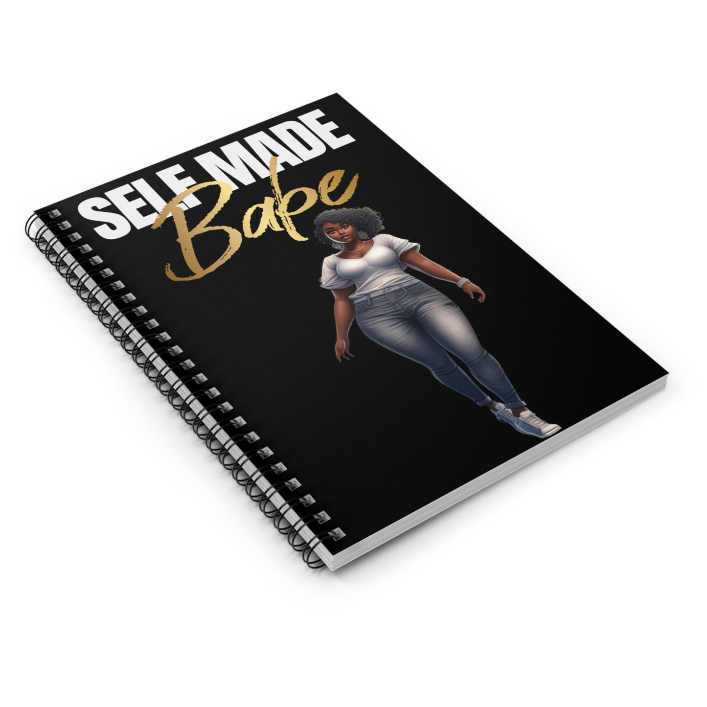 Self made babe Spiral Notebook - Ruled Line