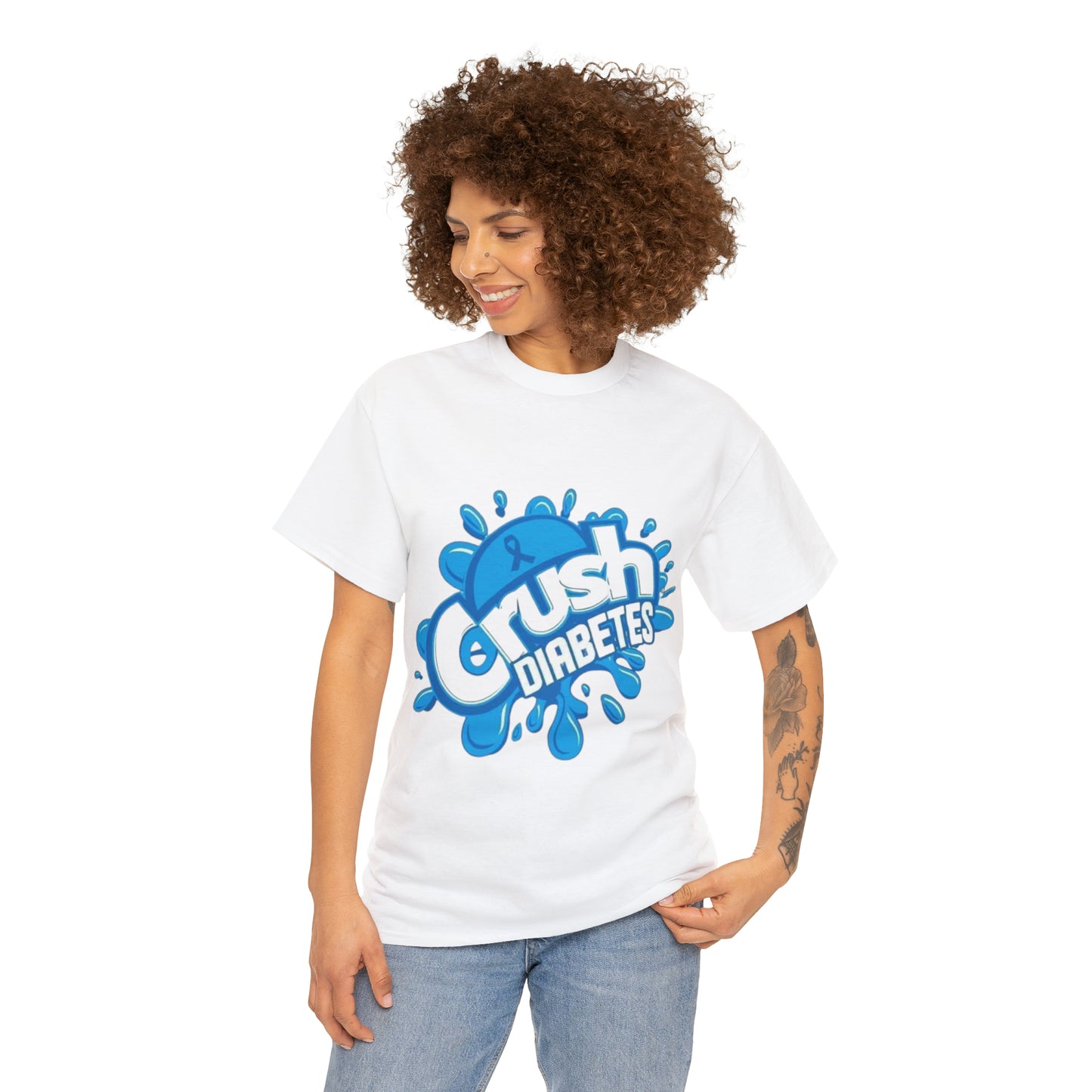 Crush Diabetes Heavy Cotton Tee