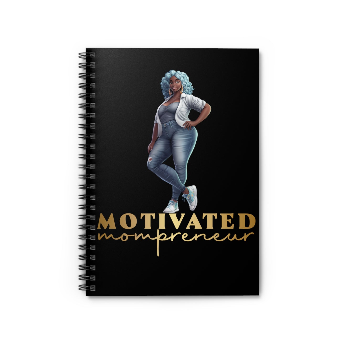 Motivated entrepreneur Spiral Notebook - Ruled Line