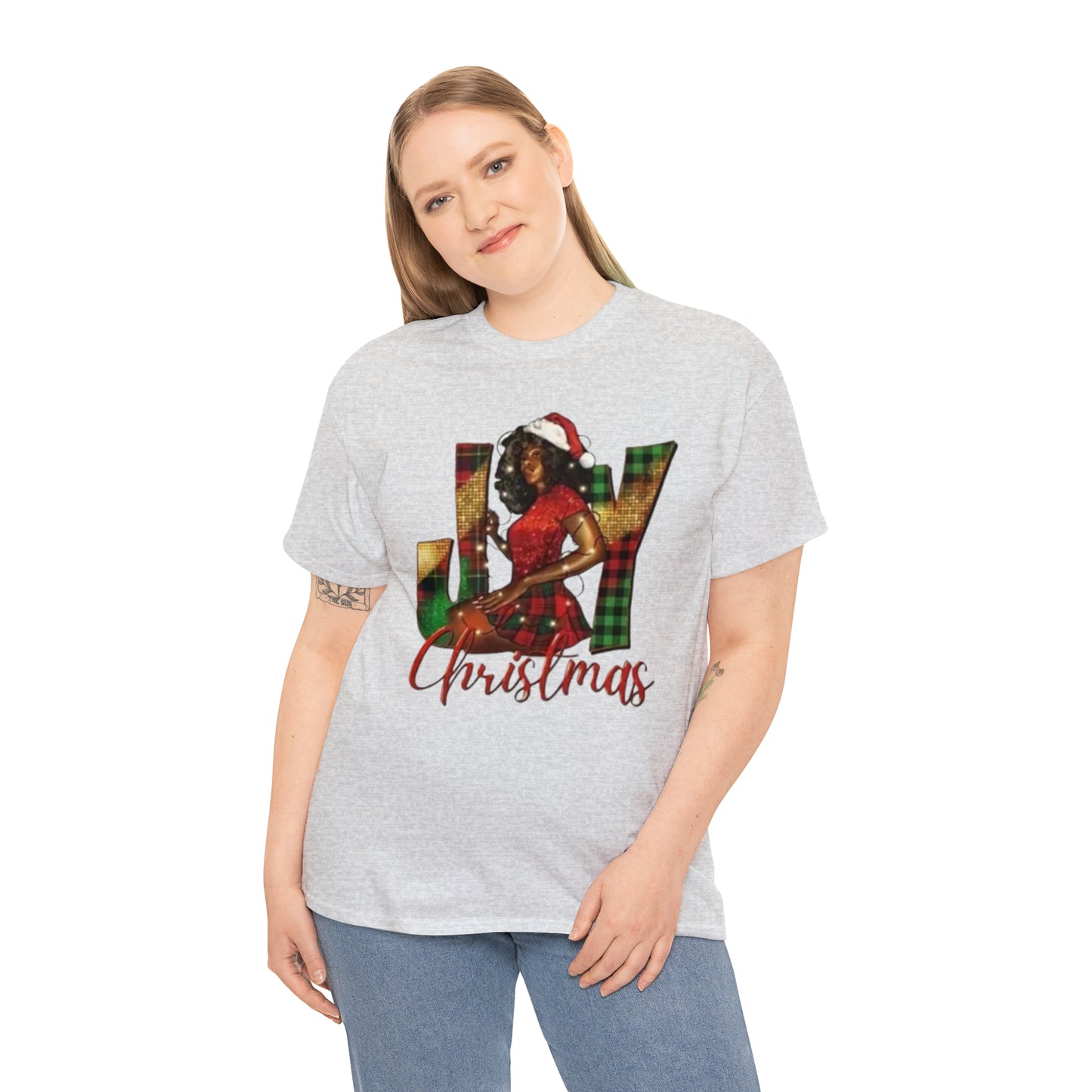 Woman's Heavy Cotton Christmas Tee