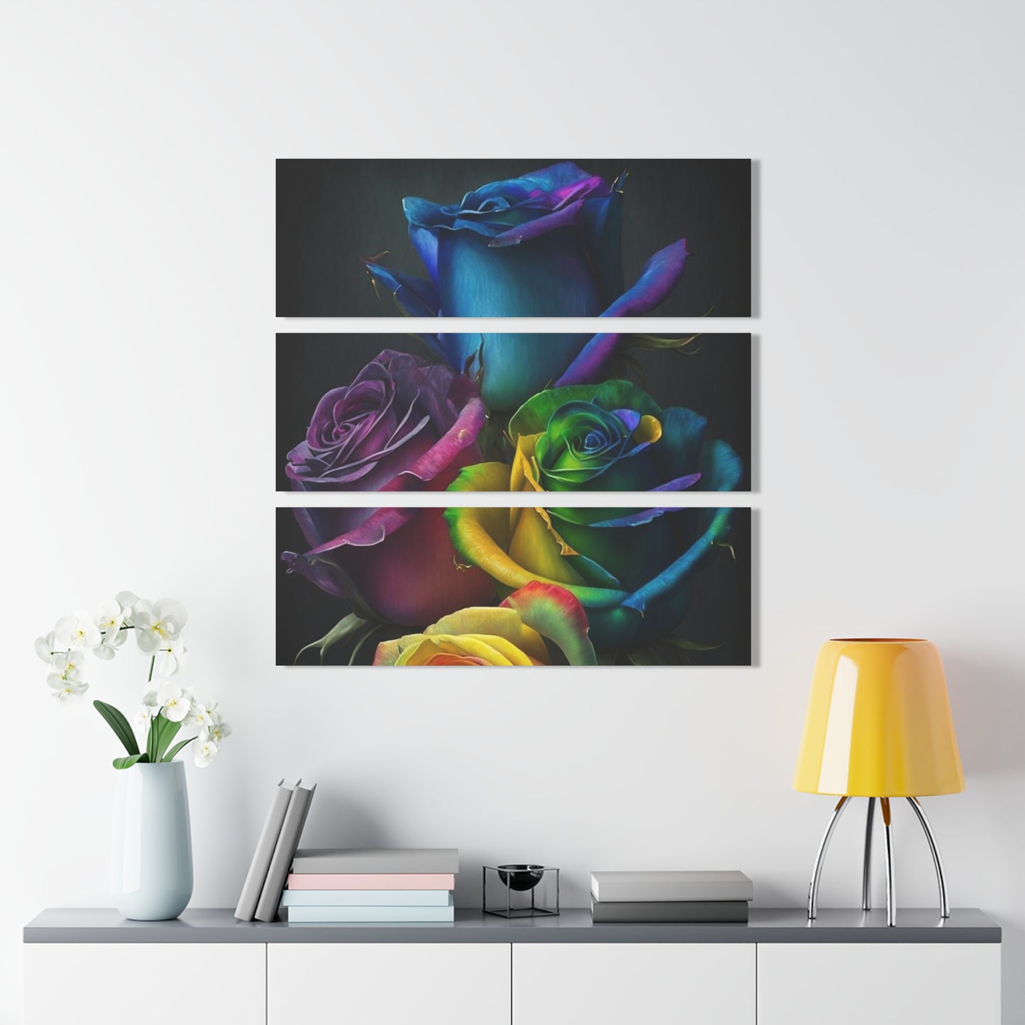 Flower Acrylic Prints (Triptych)