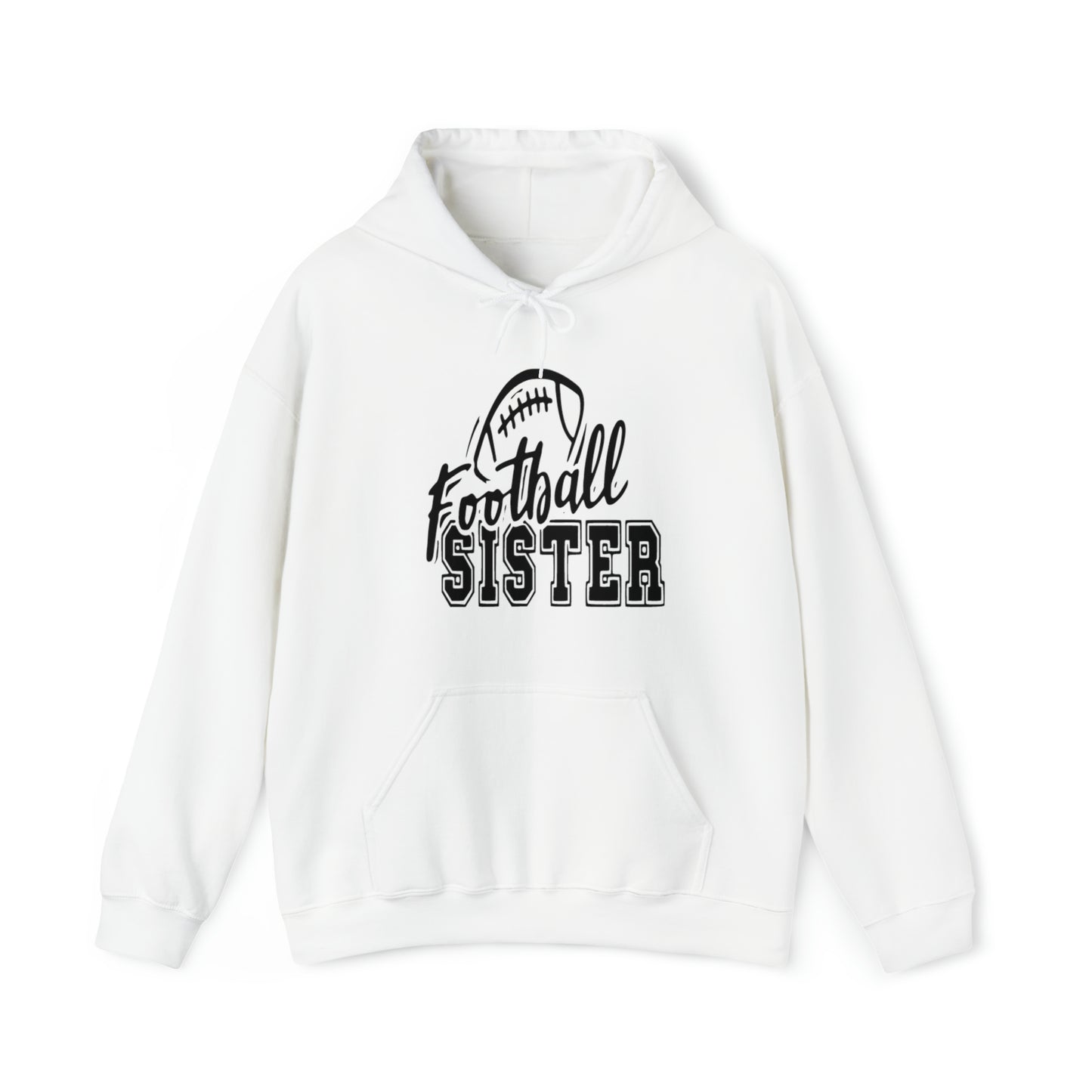 Football sister Hooded Sweatshirt