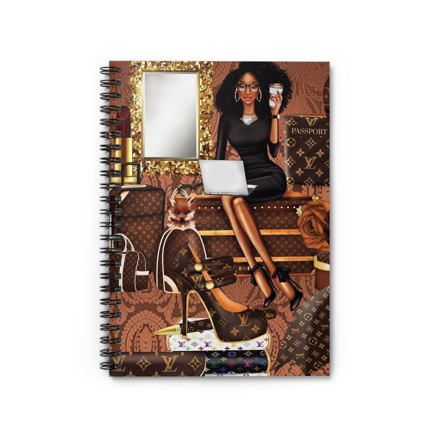 Woman Spiral Notebook - Ruled Line