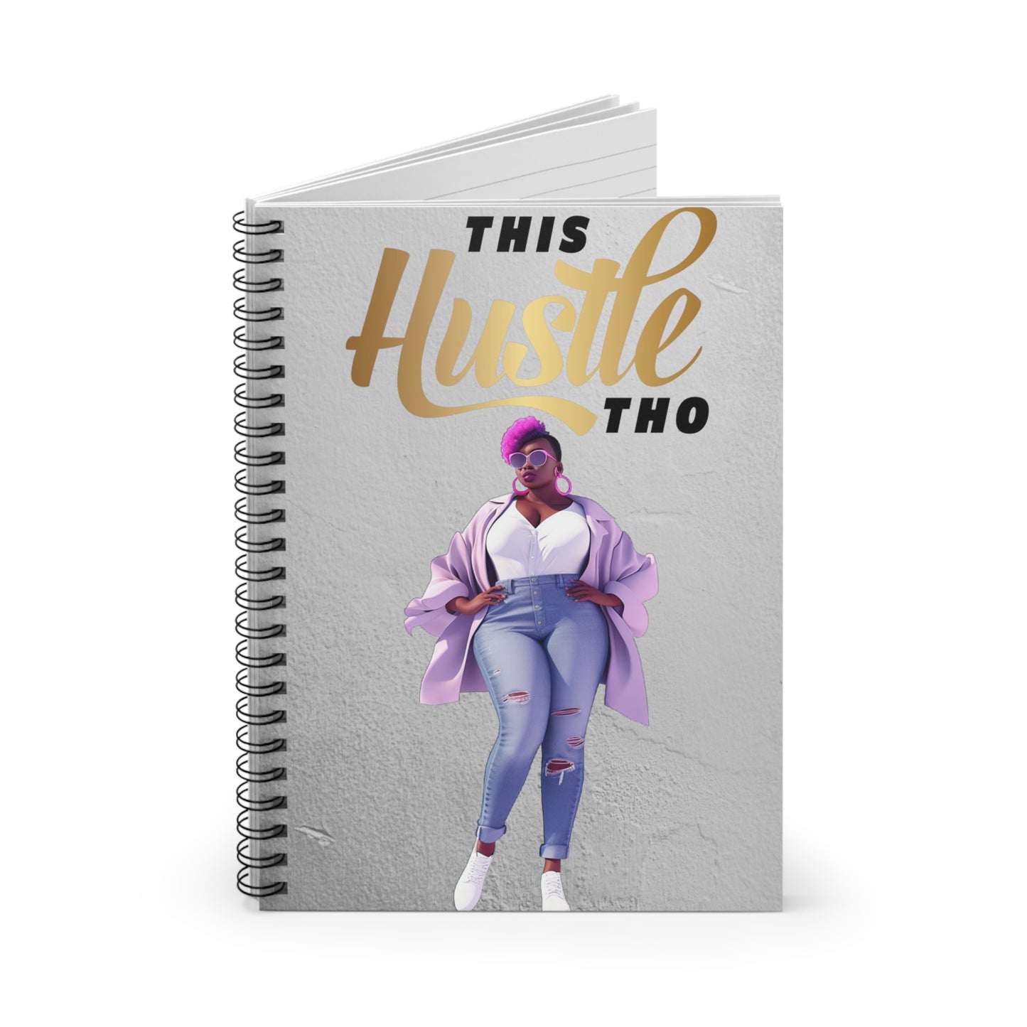 Hustle Spiral Notebook - Ruled Line