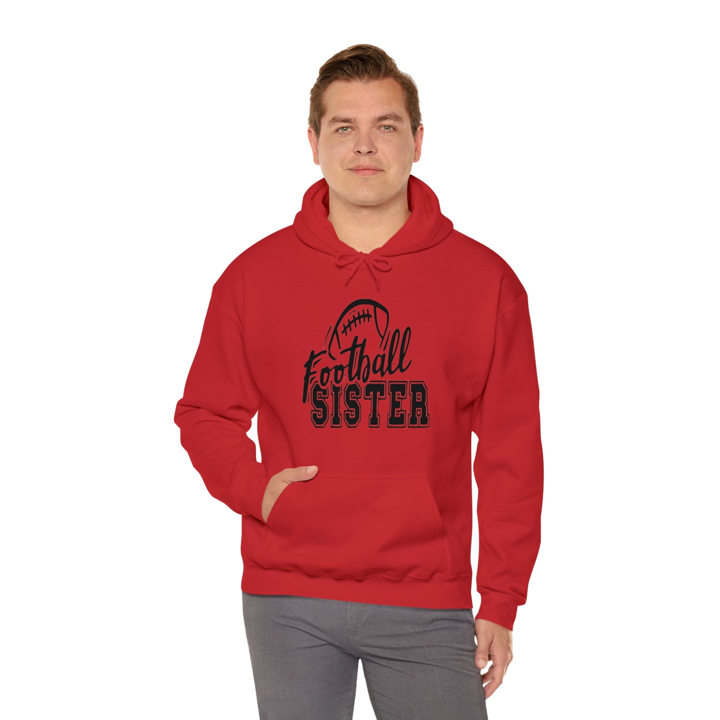 Football sister Hooded Sweatshirt