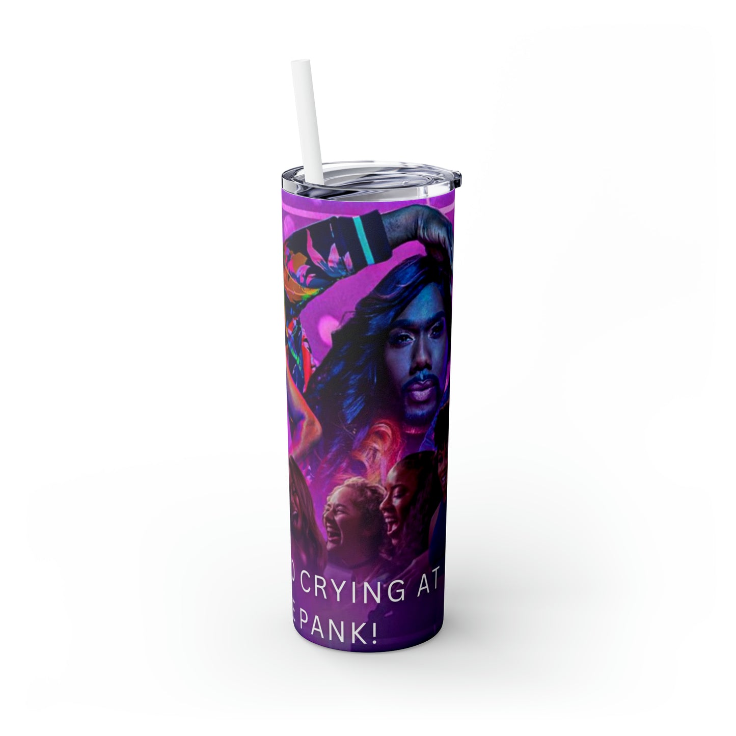 P- Valley Skinny Tumbler with Straw, 20oz