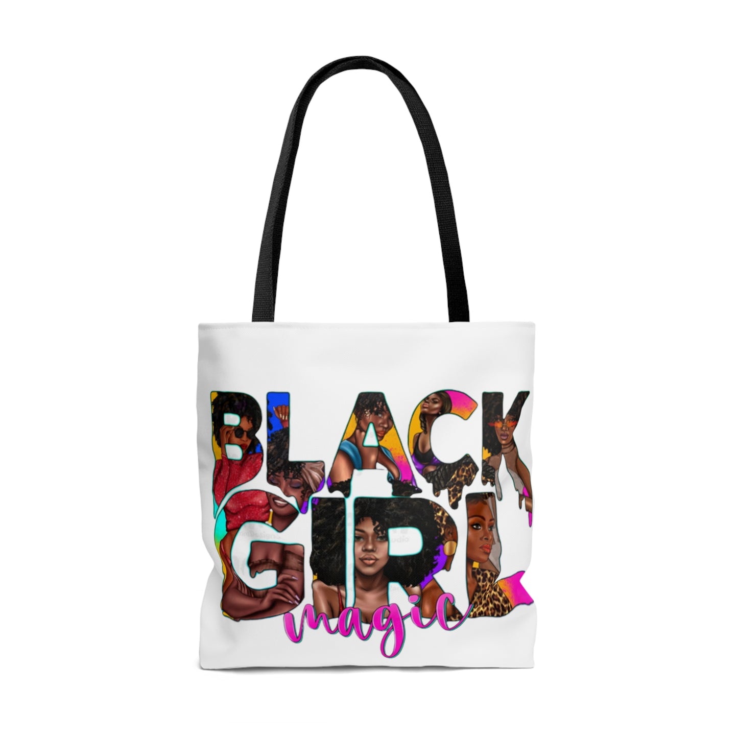 Black girl Tote Bag