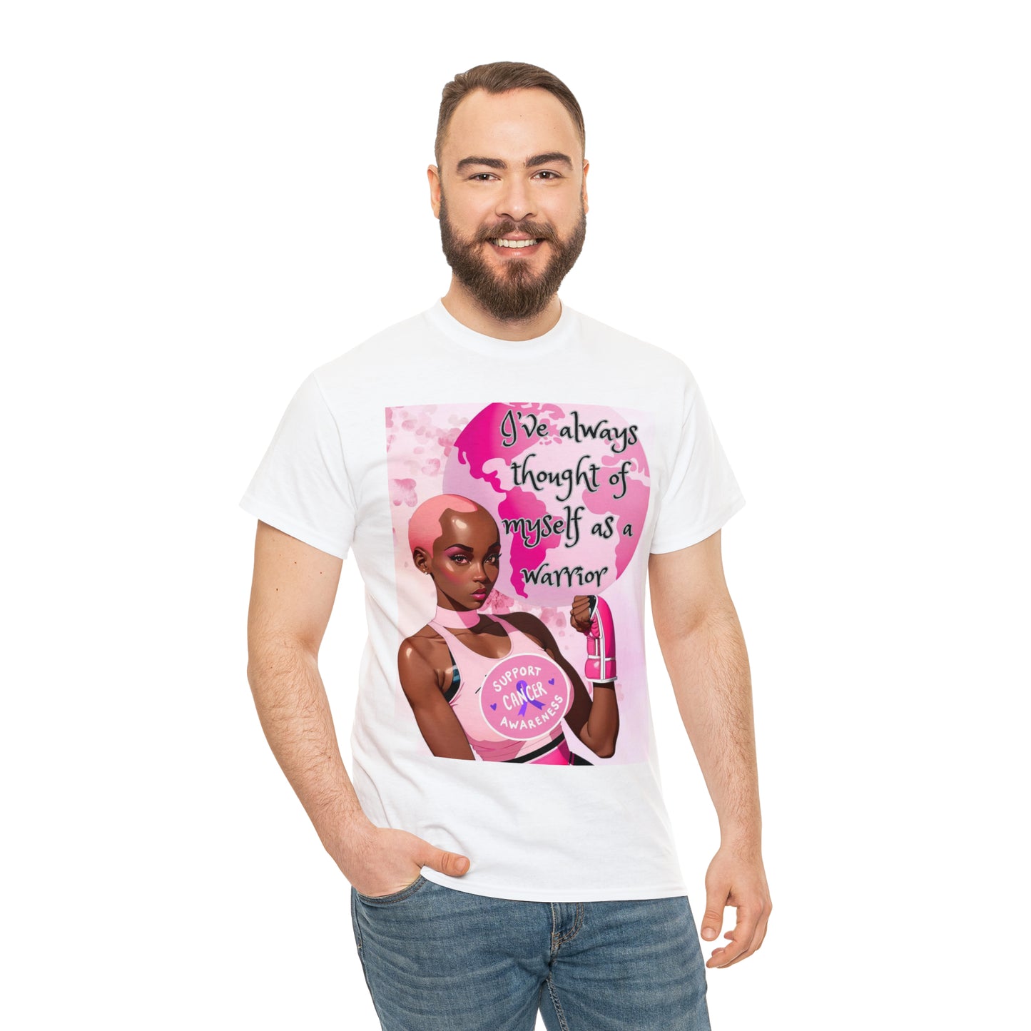 Breast cancer Heavy Cotton Tee