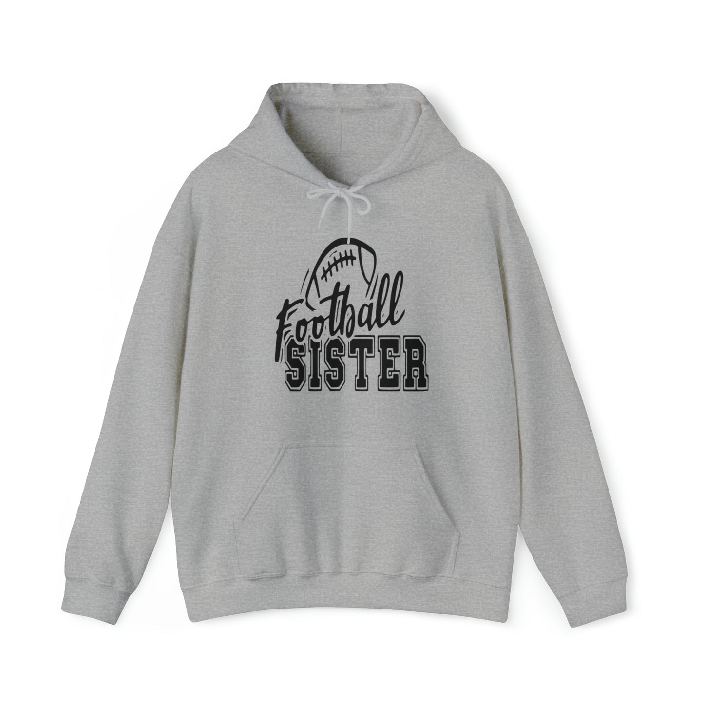 Football sister Hooded Sweatshirt