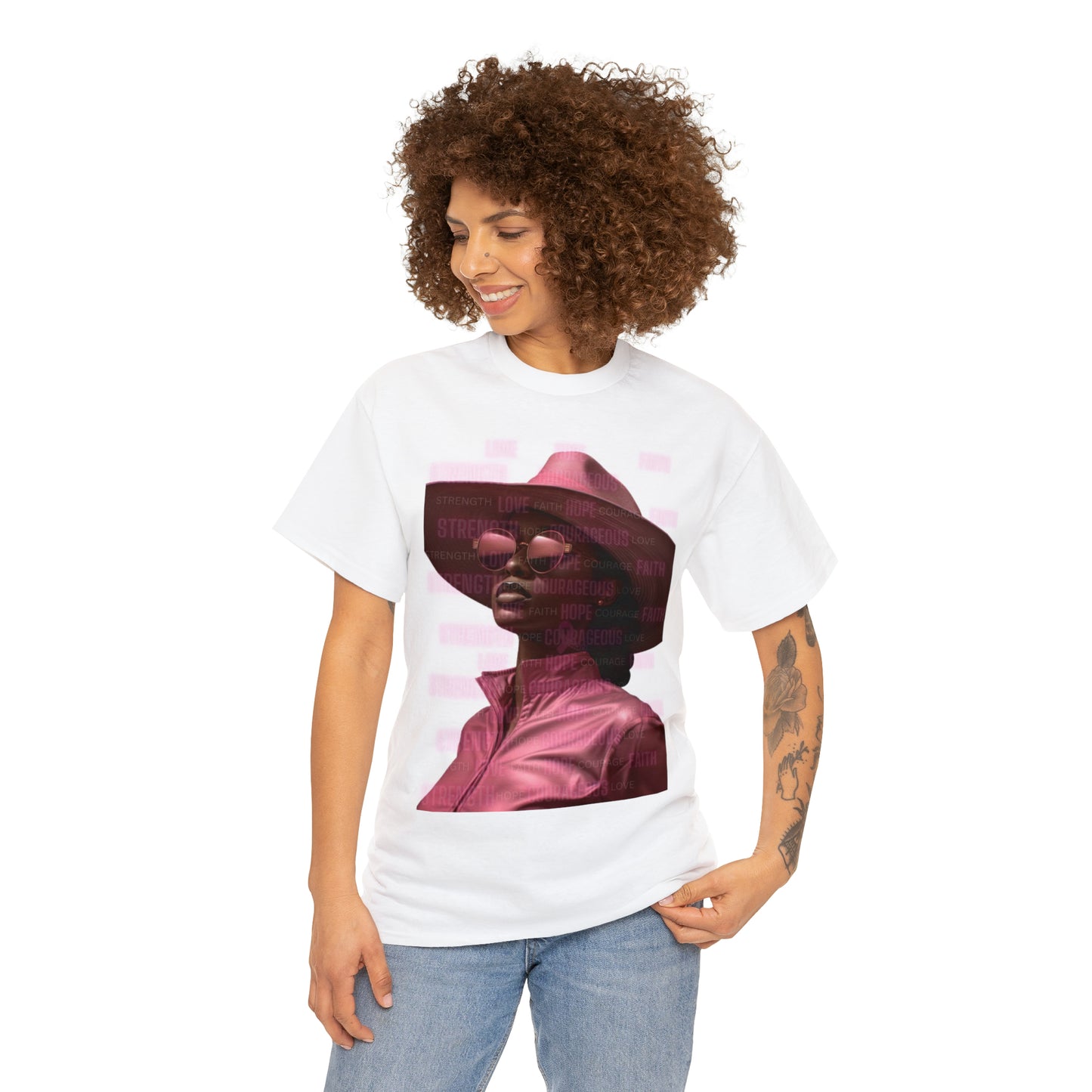 Breast cancer Heavy Cotton Tee