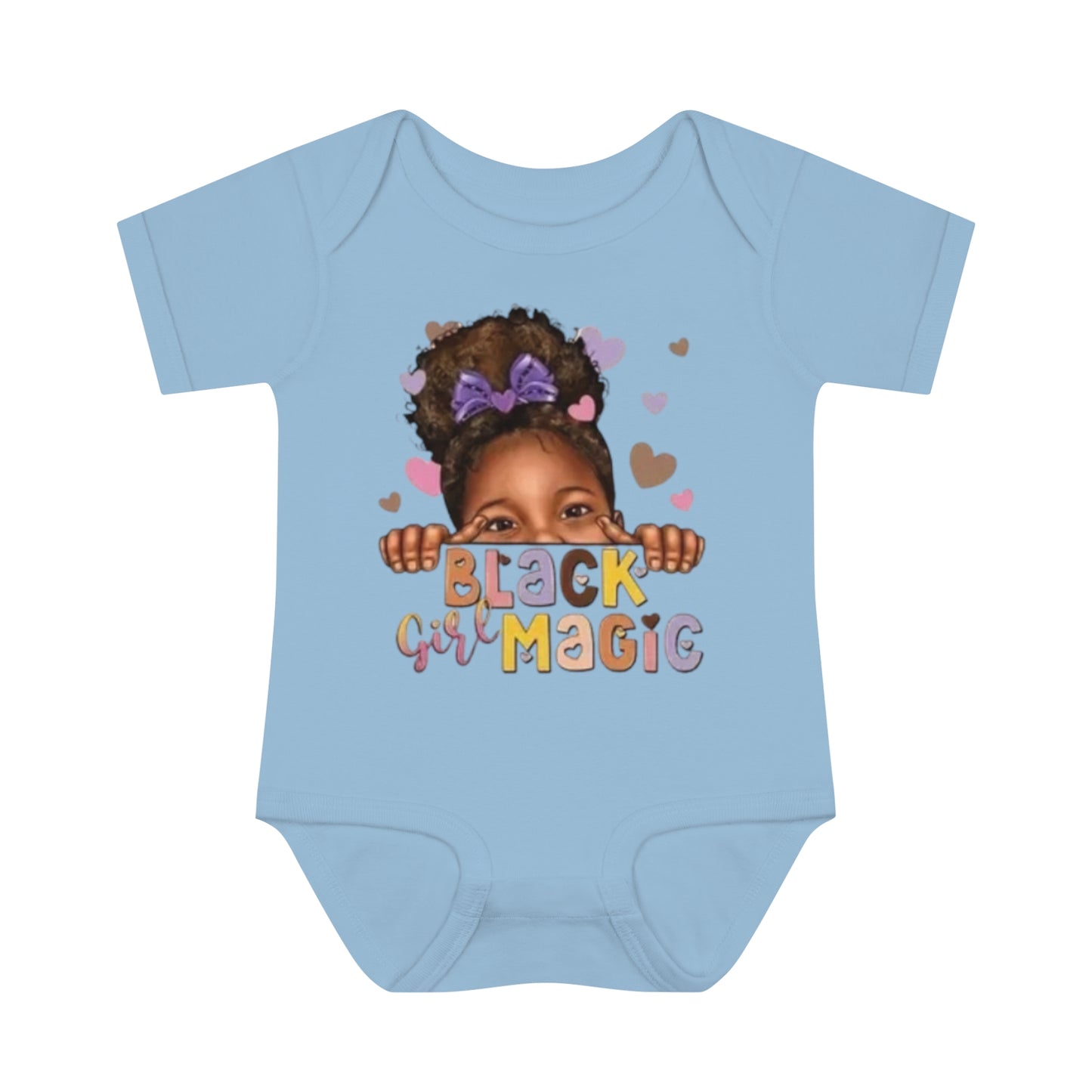 black girl magic Infant Baby Rib Bodysuit