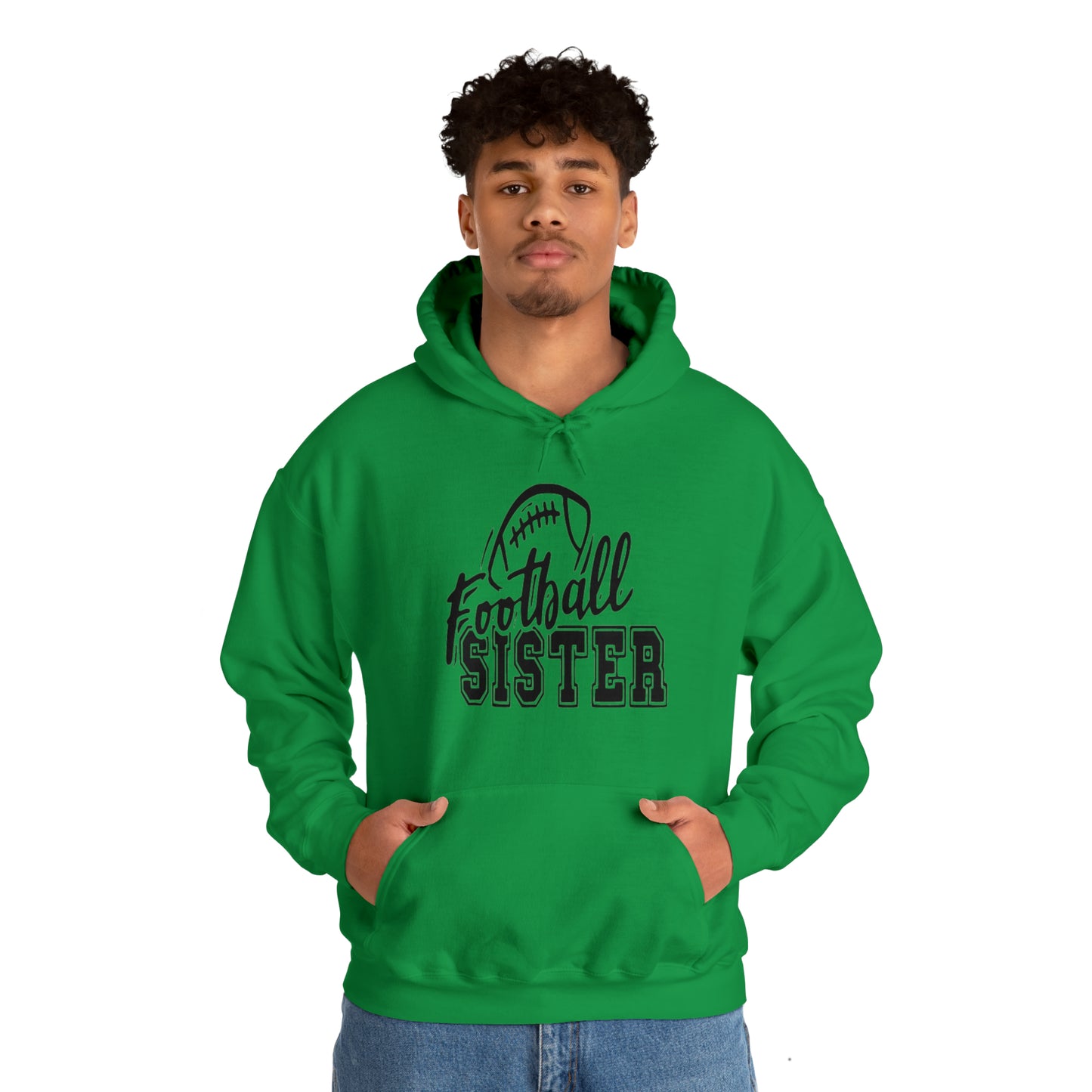 Football sister Hooded Sweatshirt