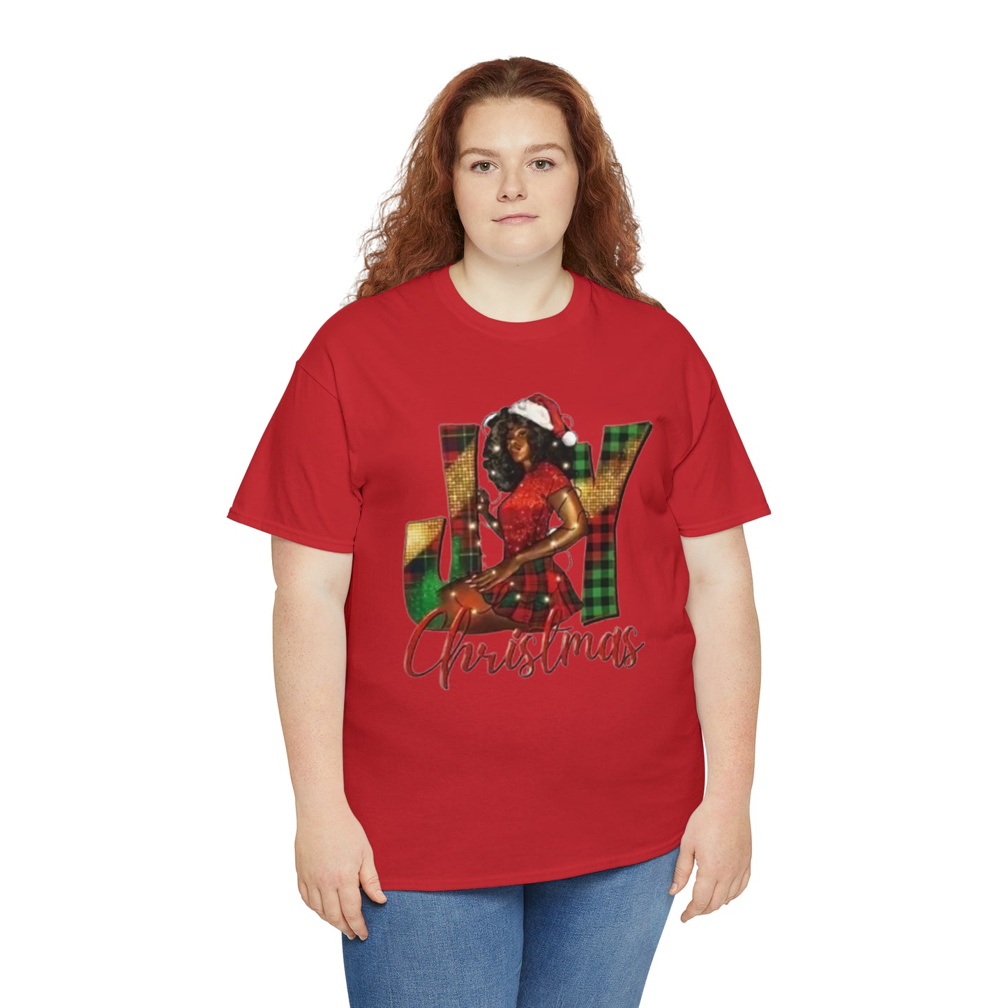 Woman's Heavy Cotton Christmas Tee