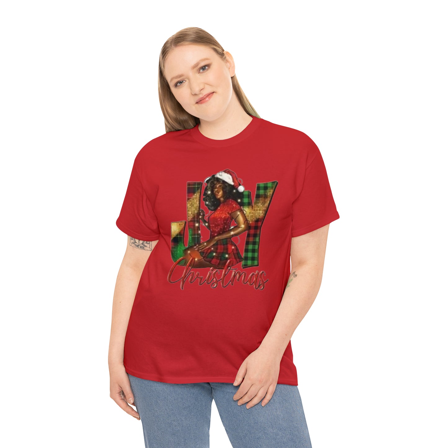 Woman's Heavy Cotton Christmas Tee