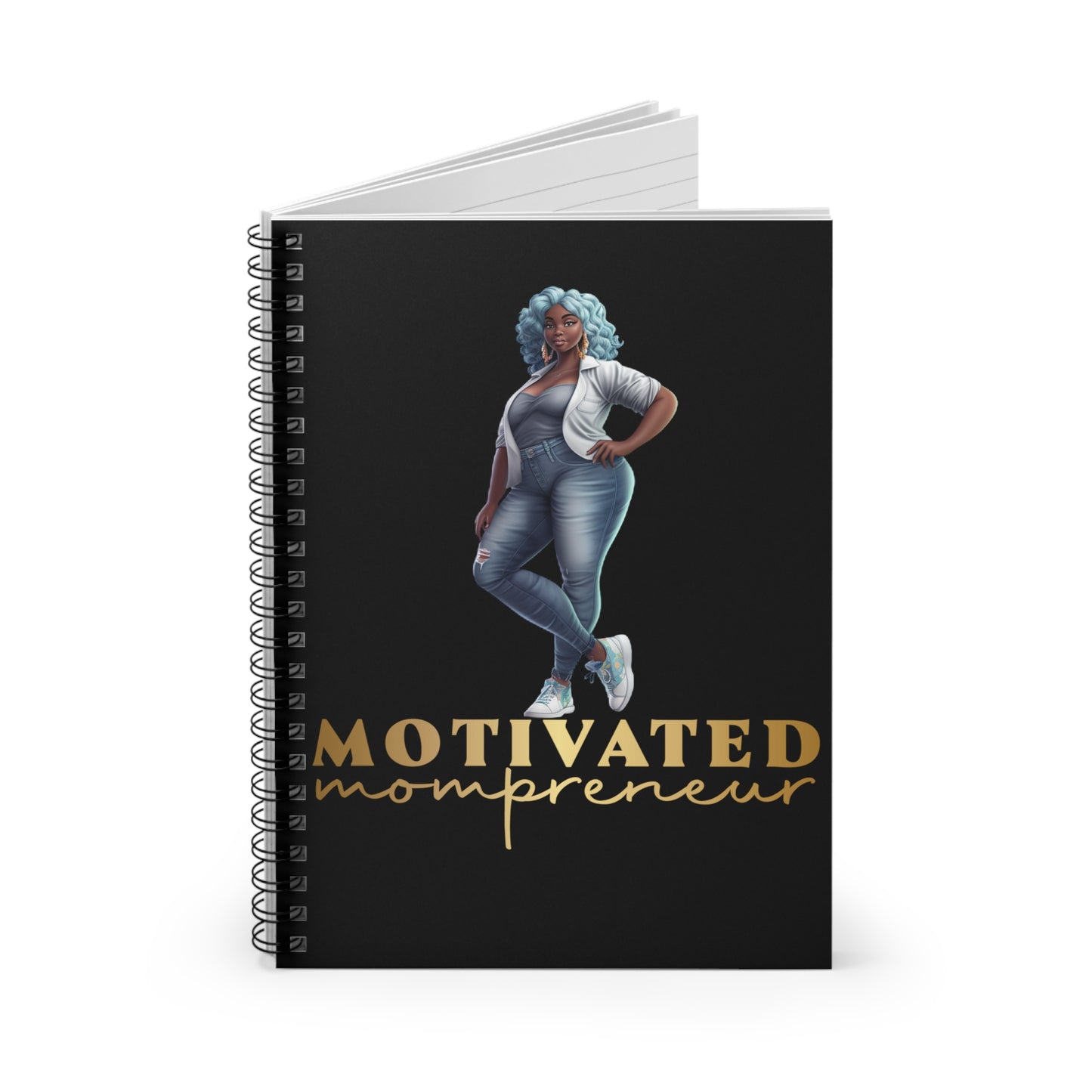 Motivated entrepreneur Spiral Notebook - Ruled Line