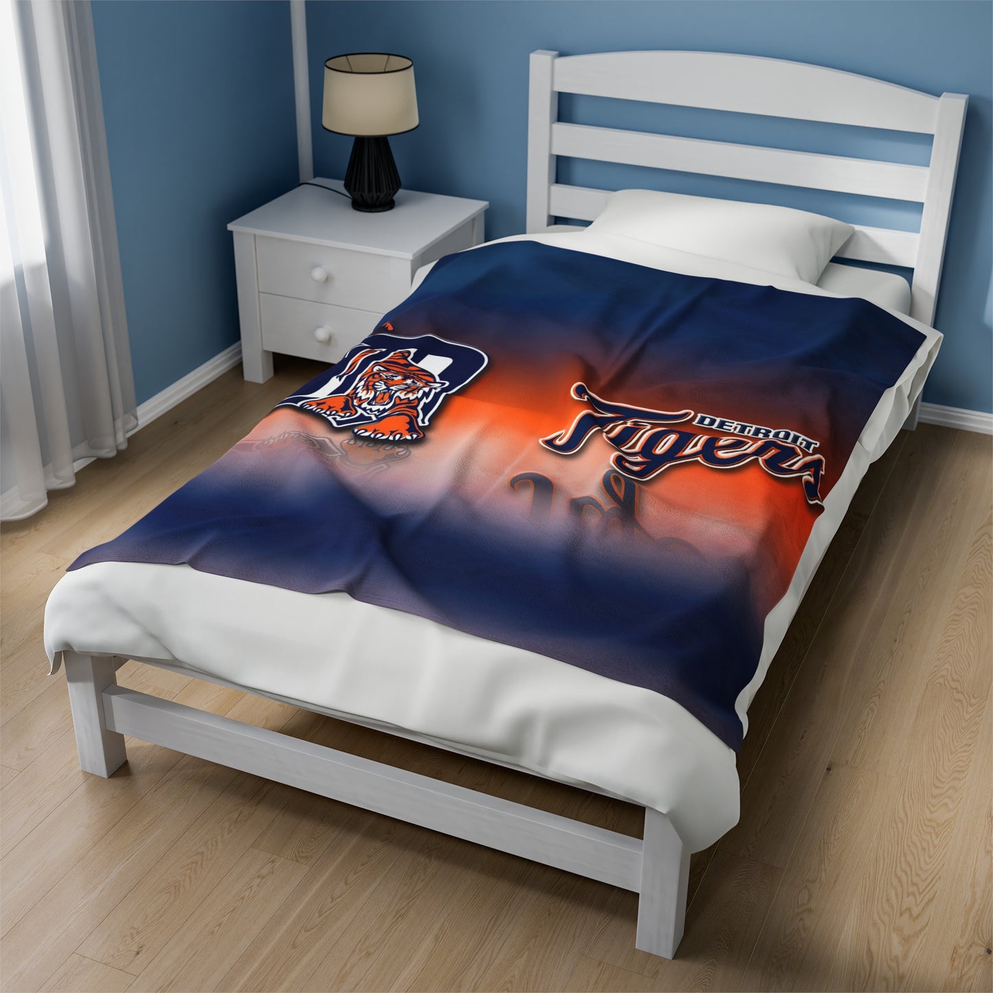 Detroit Tigers Velveteen Plush Blanket