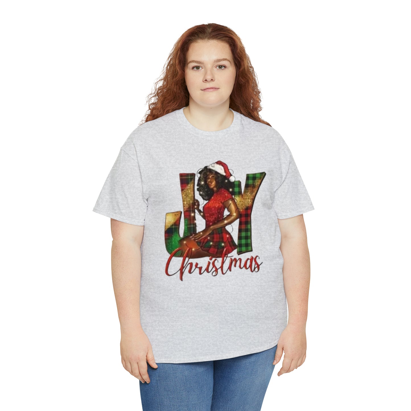 Woman's Heavy Cotton Christmas Tee