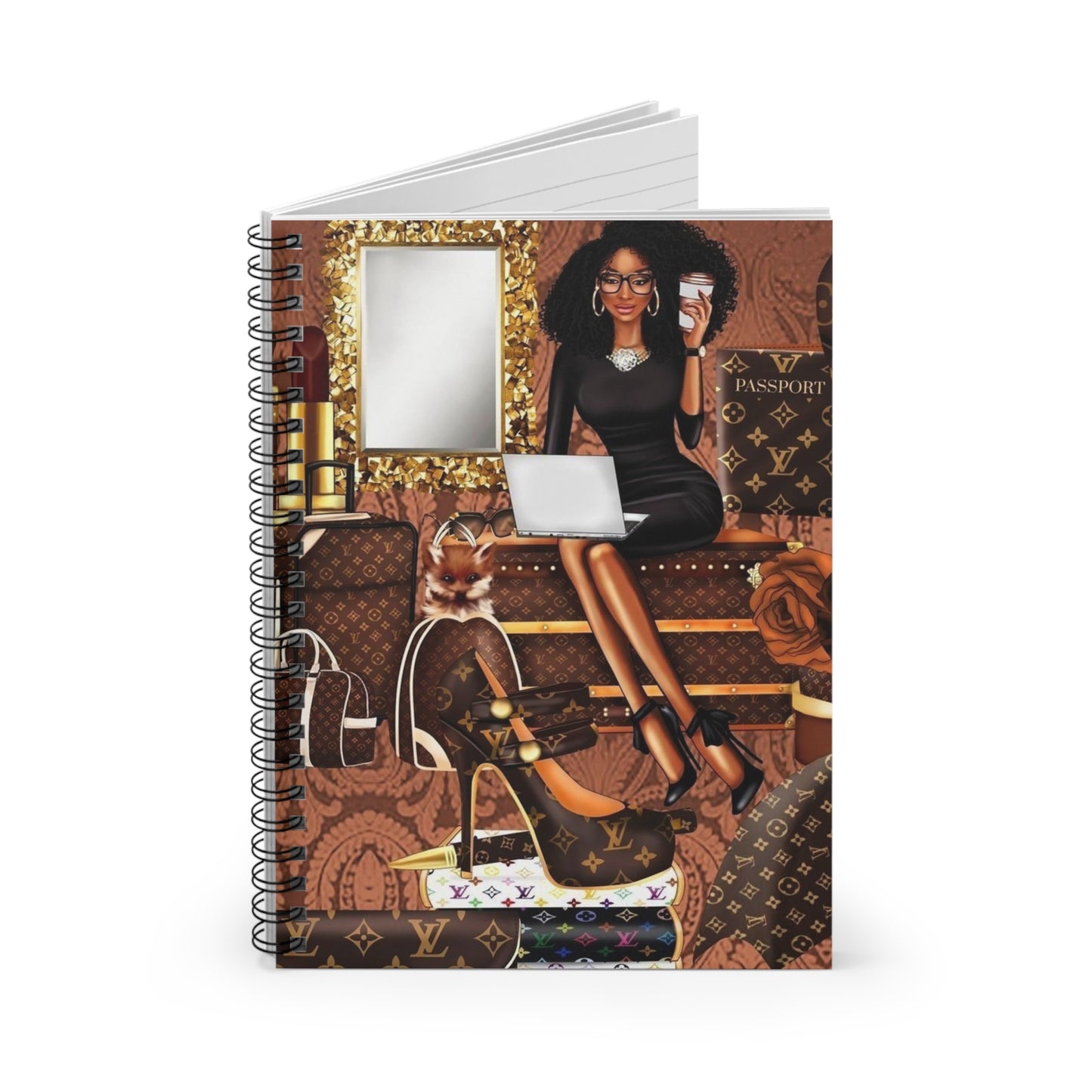 Woman Spiral Notebook - Ruled Line