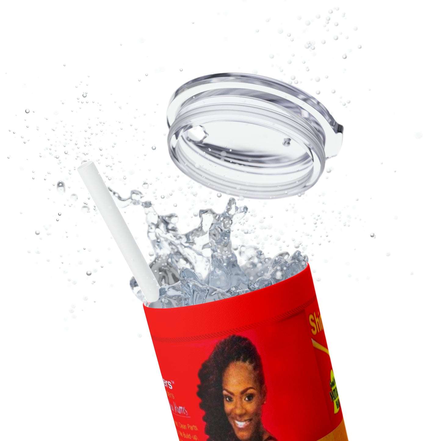 Personalized Shine jam Skinny Tumbler with Straw, 20oz