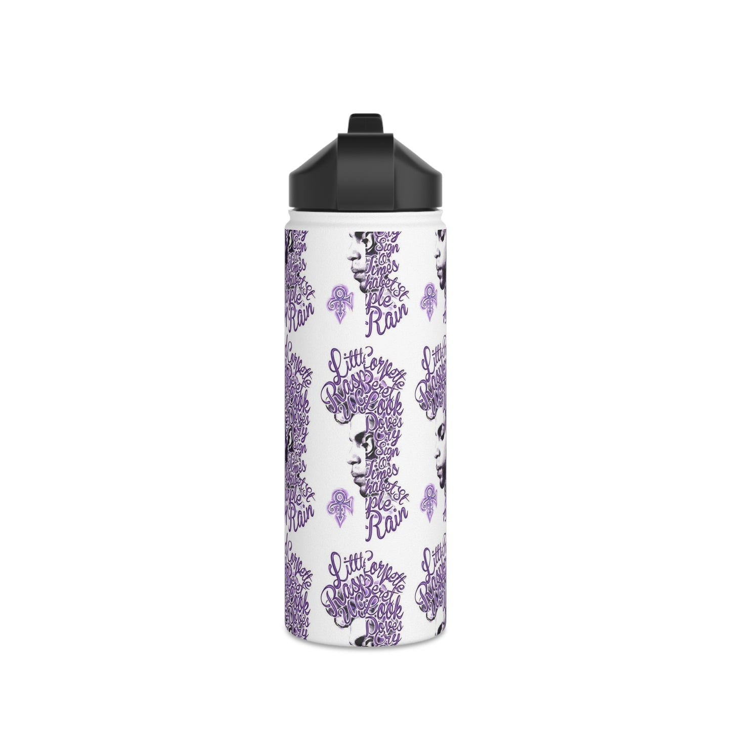 Prince Stainless Steel Water Bottle, Standard Lid