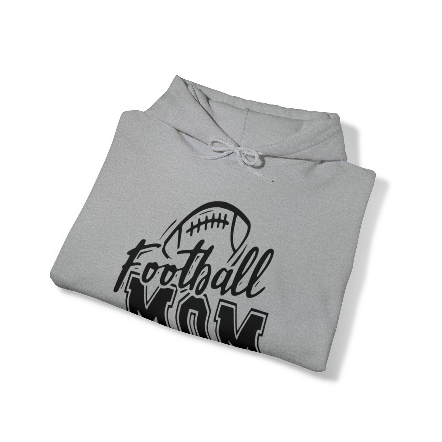 Football mom Heavy Blend™ Hooded Sweatshirt