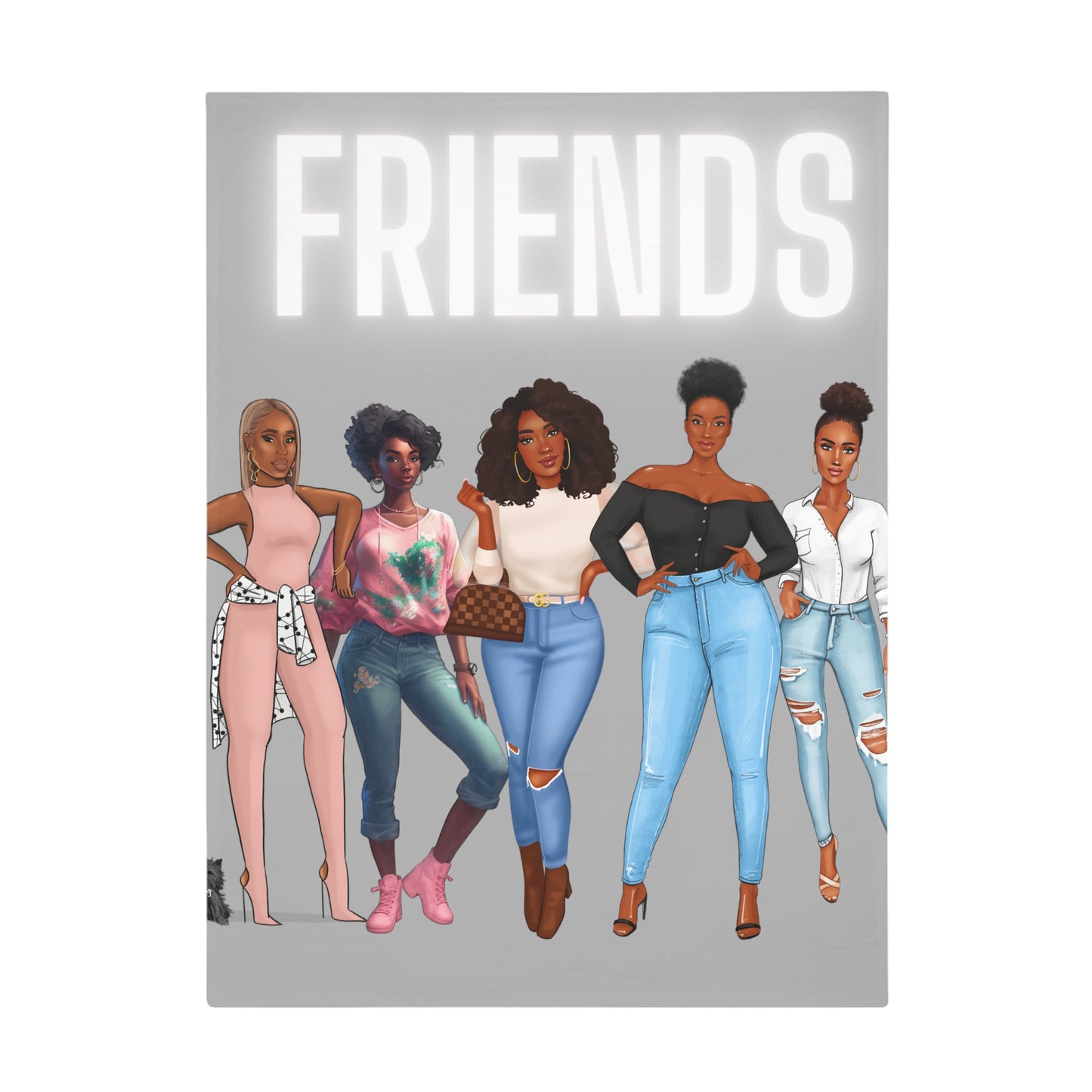 Friends Plush Fleece Blanket