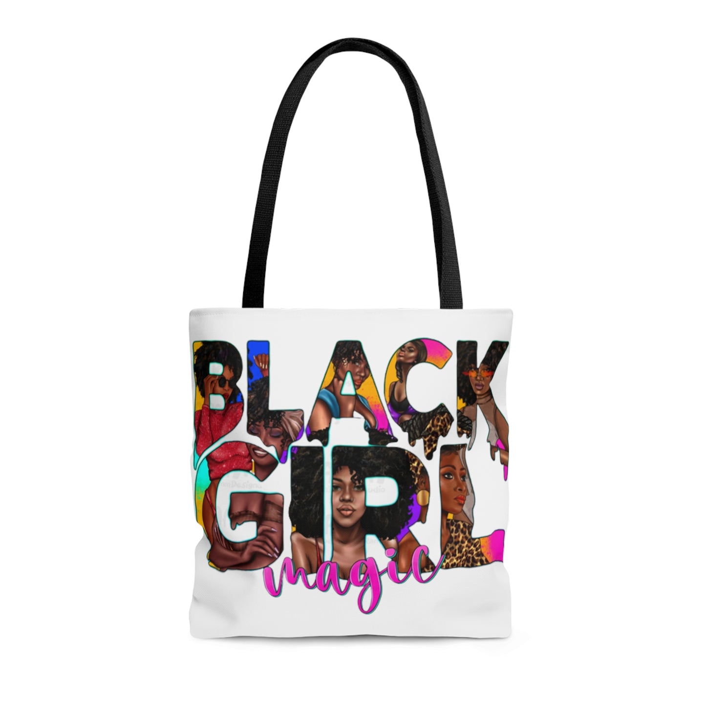 Black girl Tote Bag