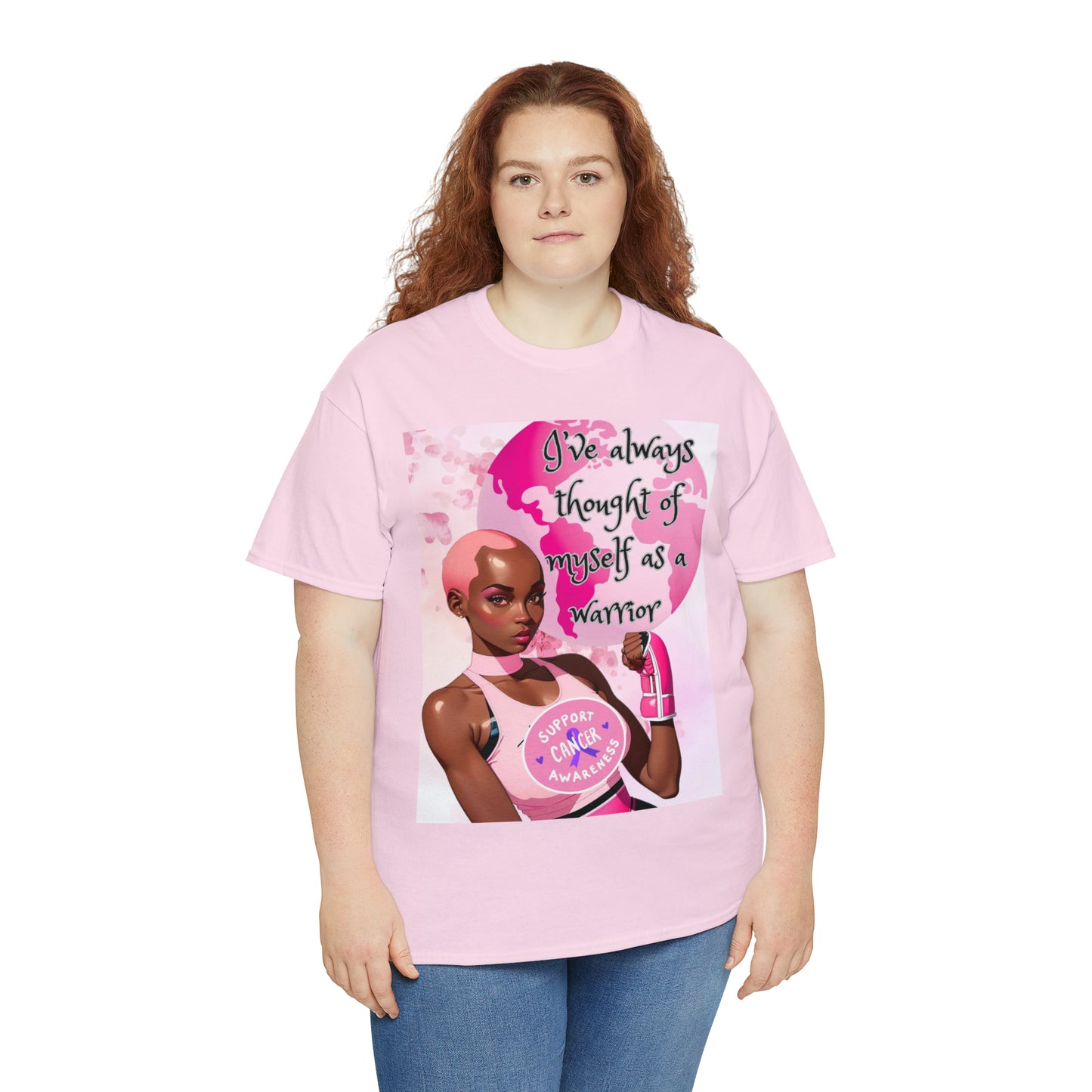 Breast cancer Heavy Cotton Tee