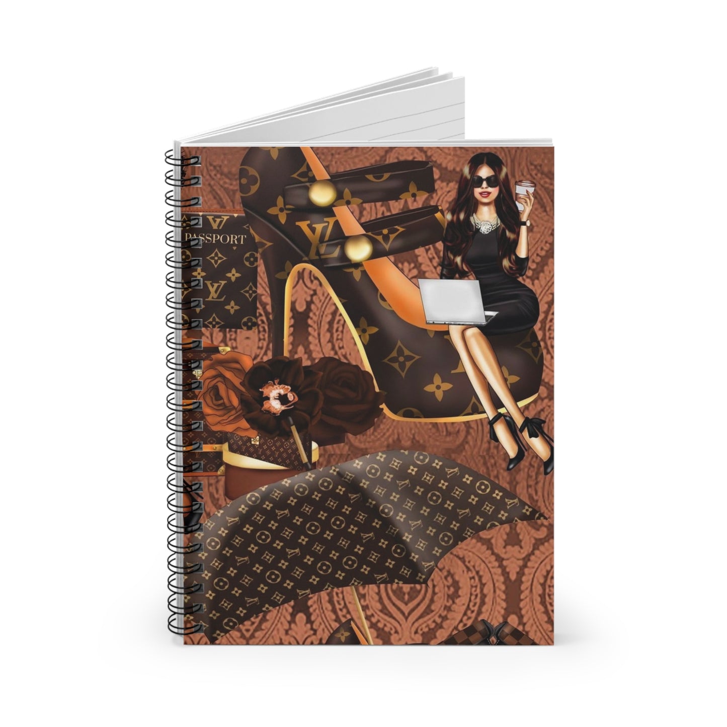 Woman Spiral Notebook - Ruled Line