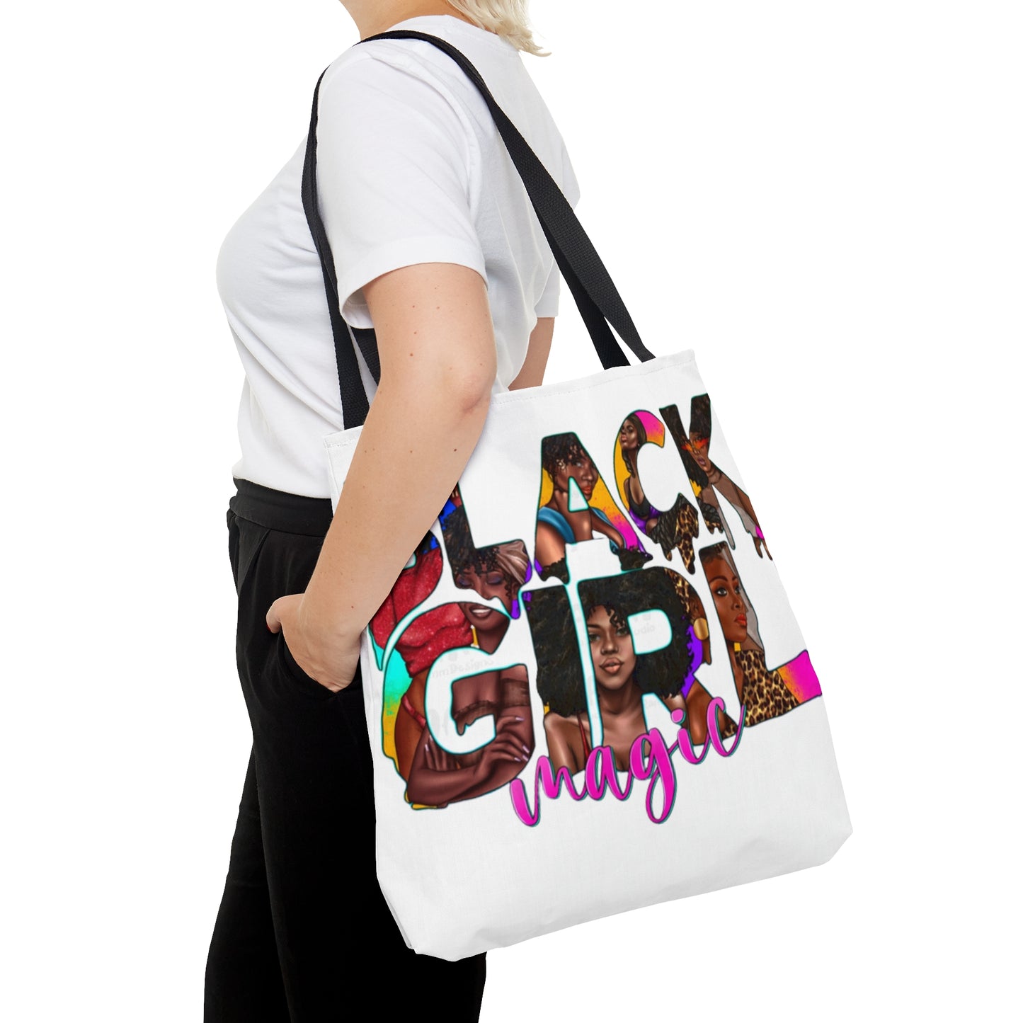 Black girl Tote Bag