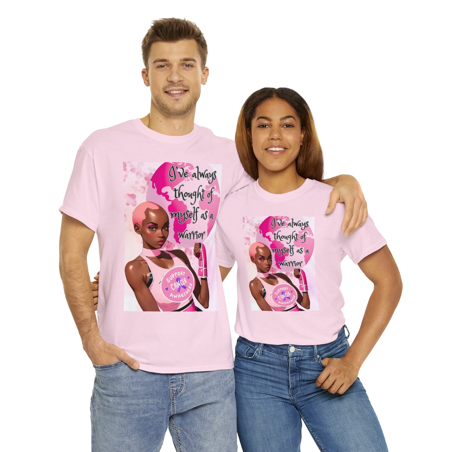 Breast cancer Heavy Cotton Tee