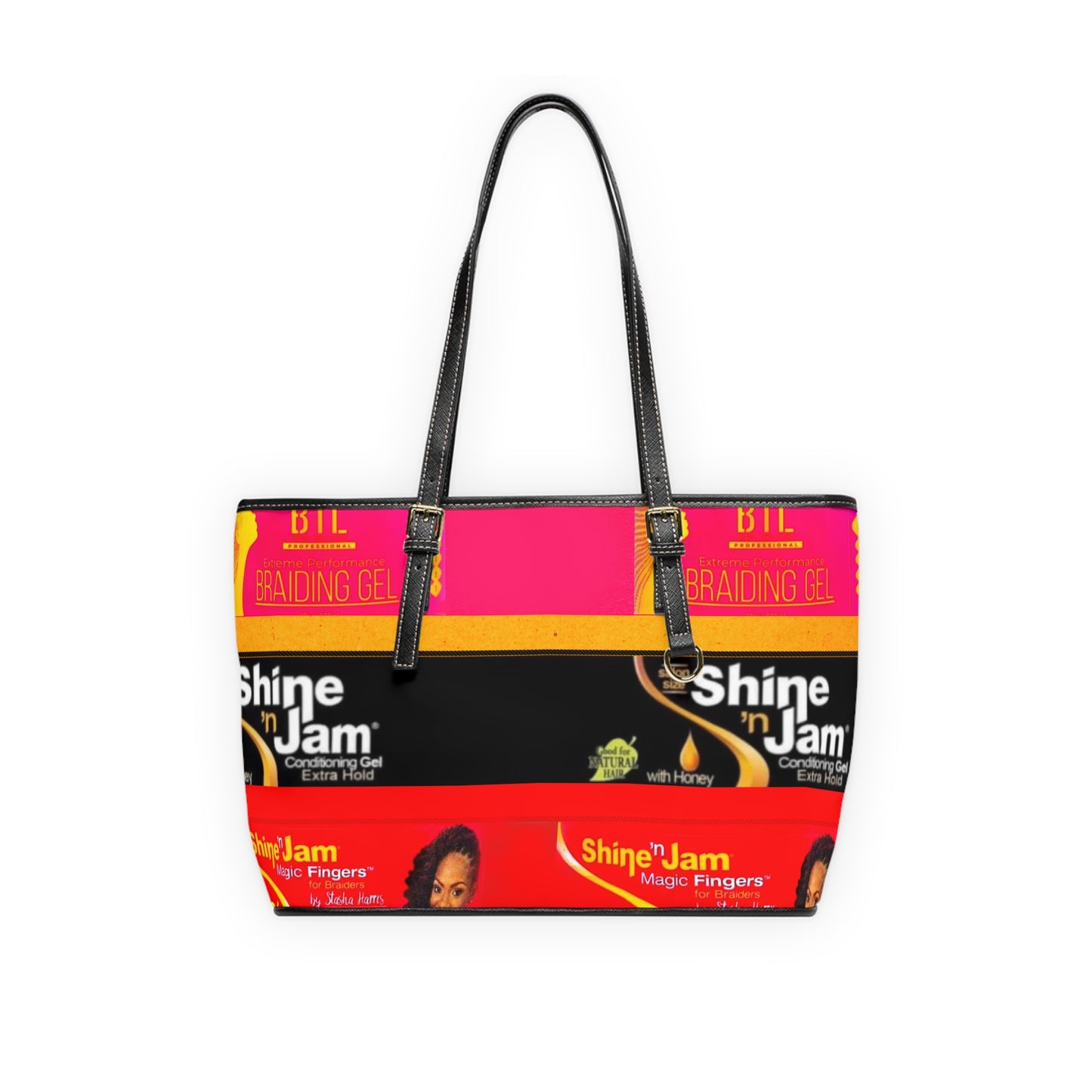 Shine -N- Jam Leather Shoulder Bag