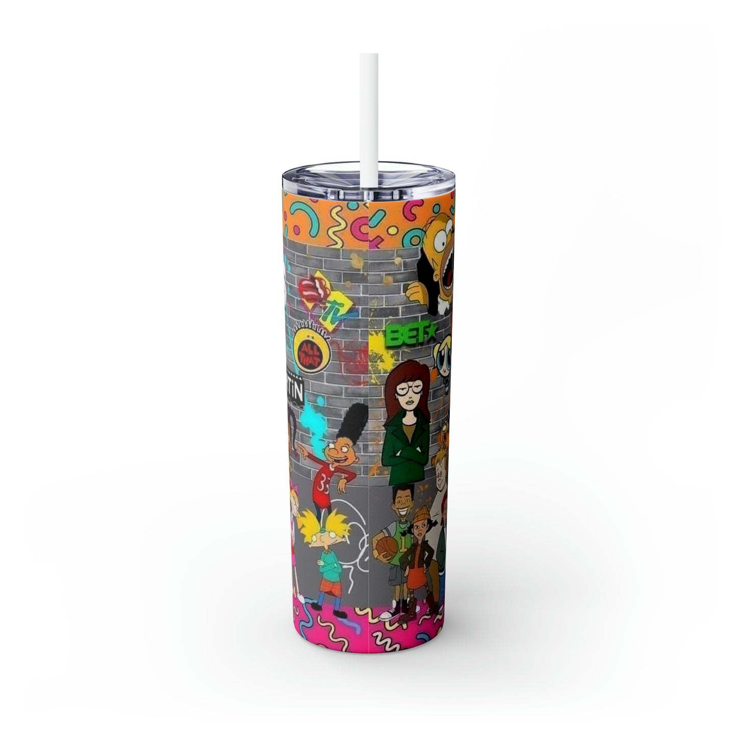 Born in the 80s Tumbler with Straw, 20oz