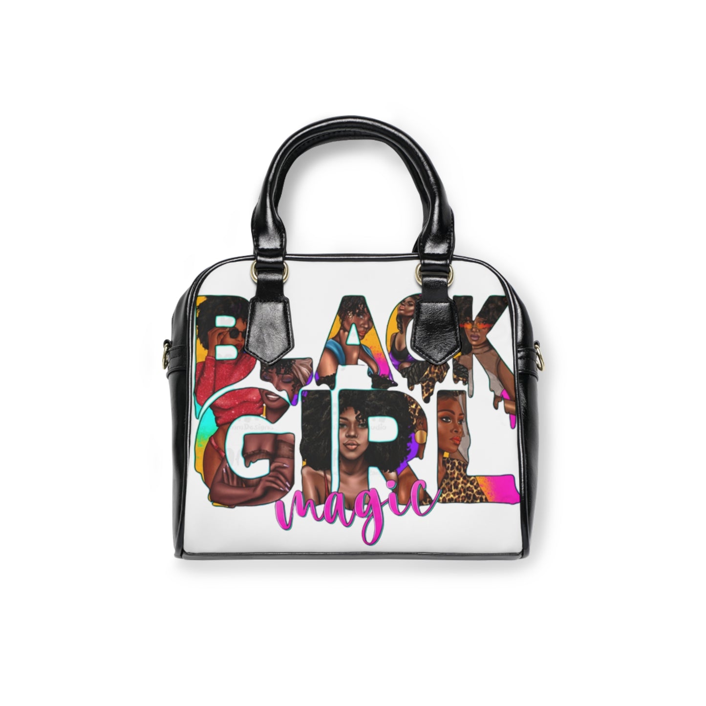 black girl magic Shoulder Handbag