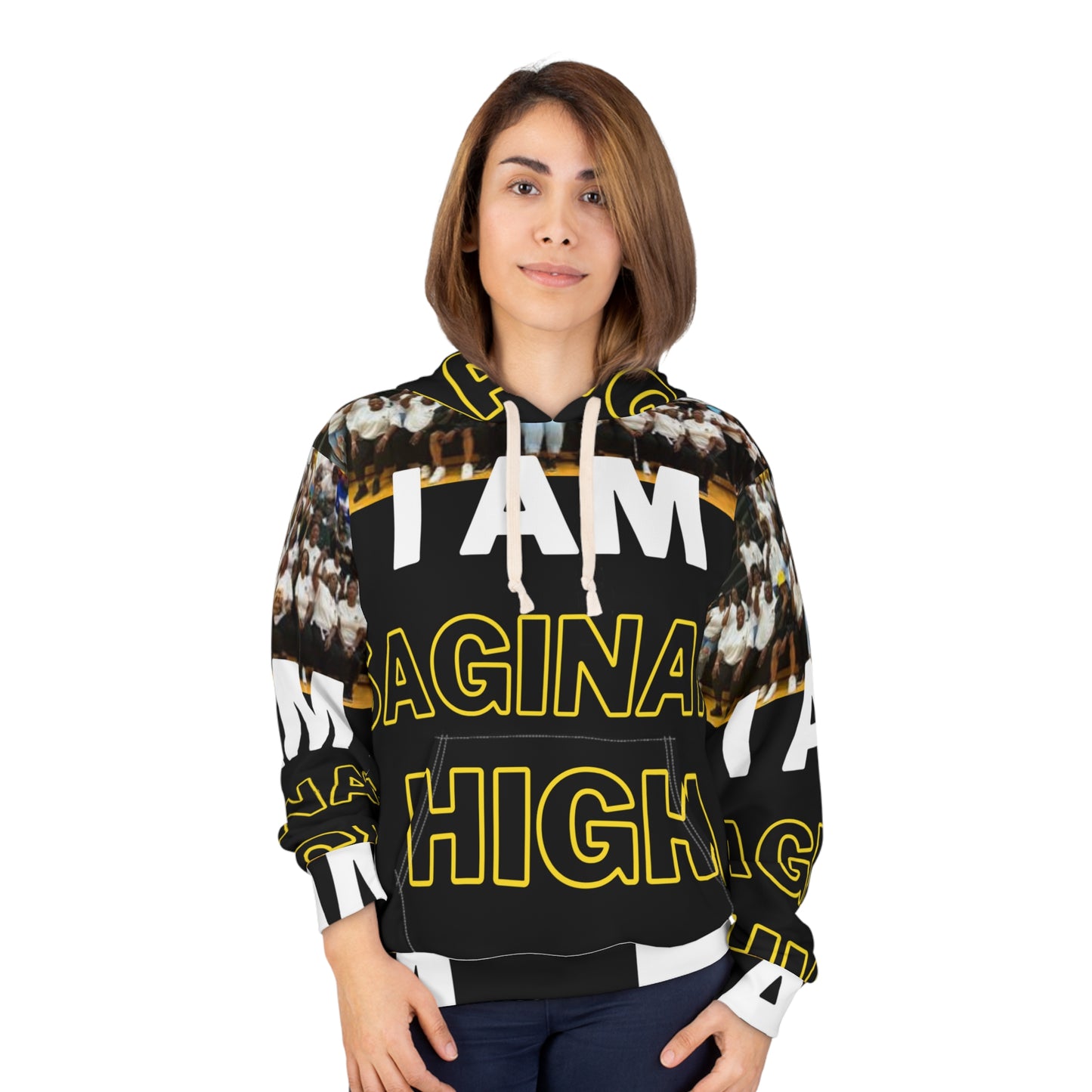 Saginaw High Pullover Hoodie (AOP)