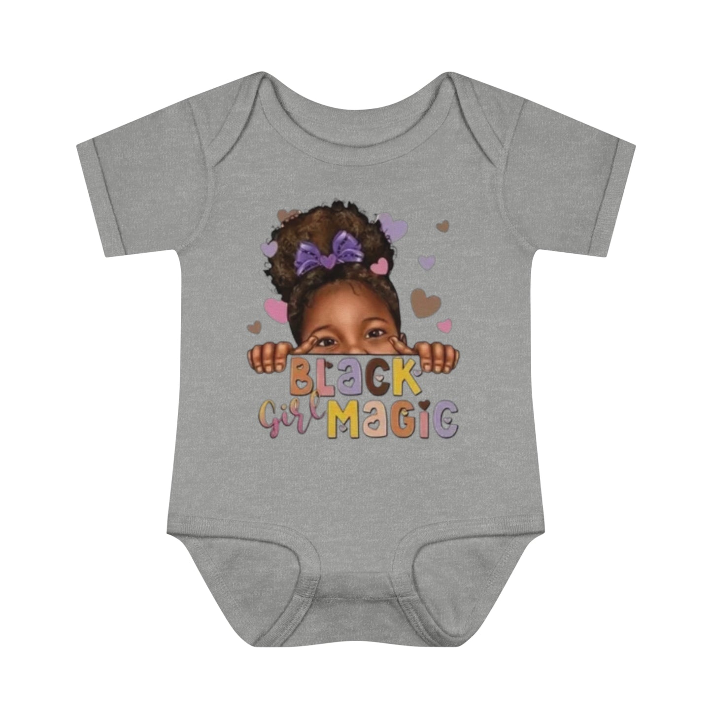 black girl magic Infant Baby Rib Bodysuit