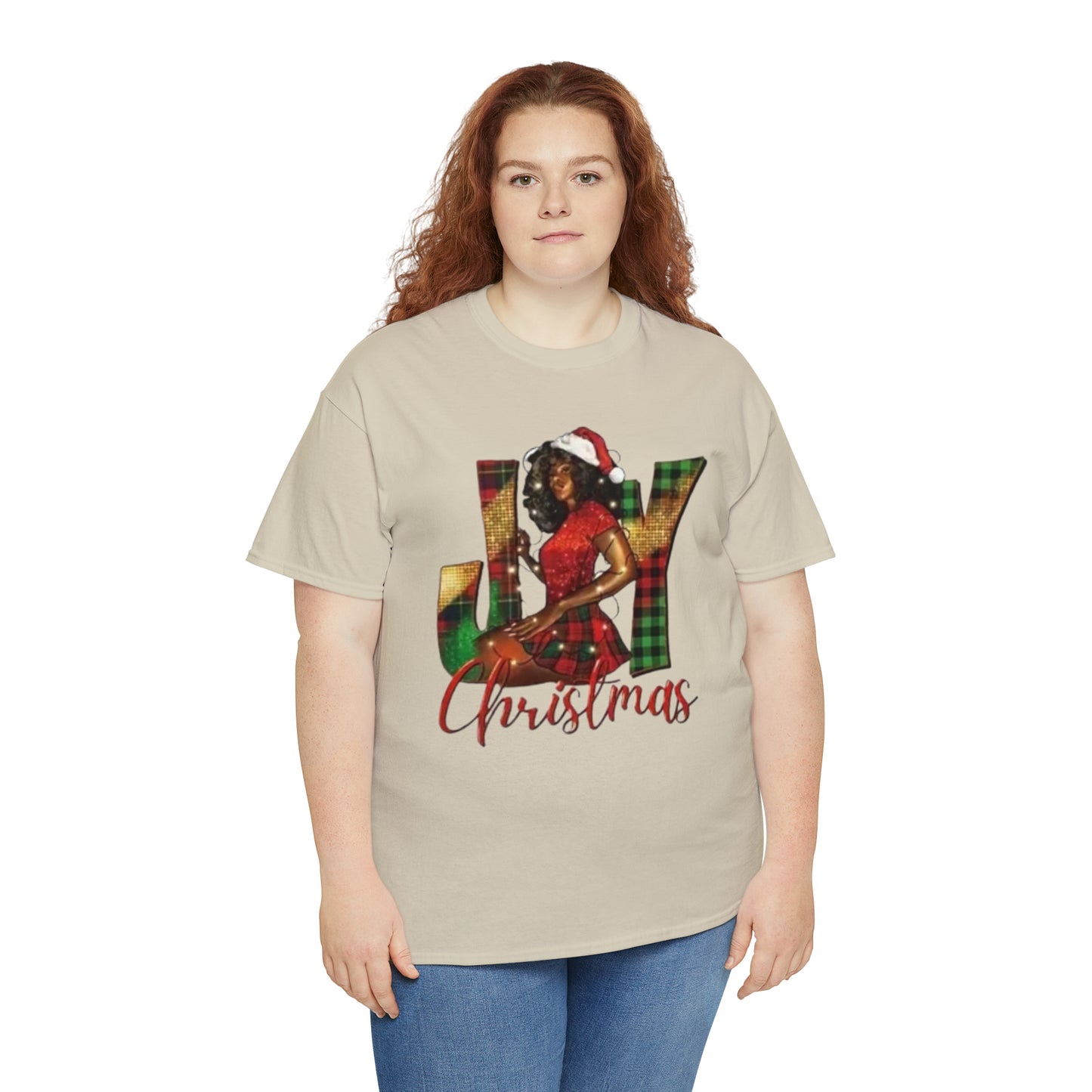 Woman's Heavy Cotton Christmas Tee